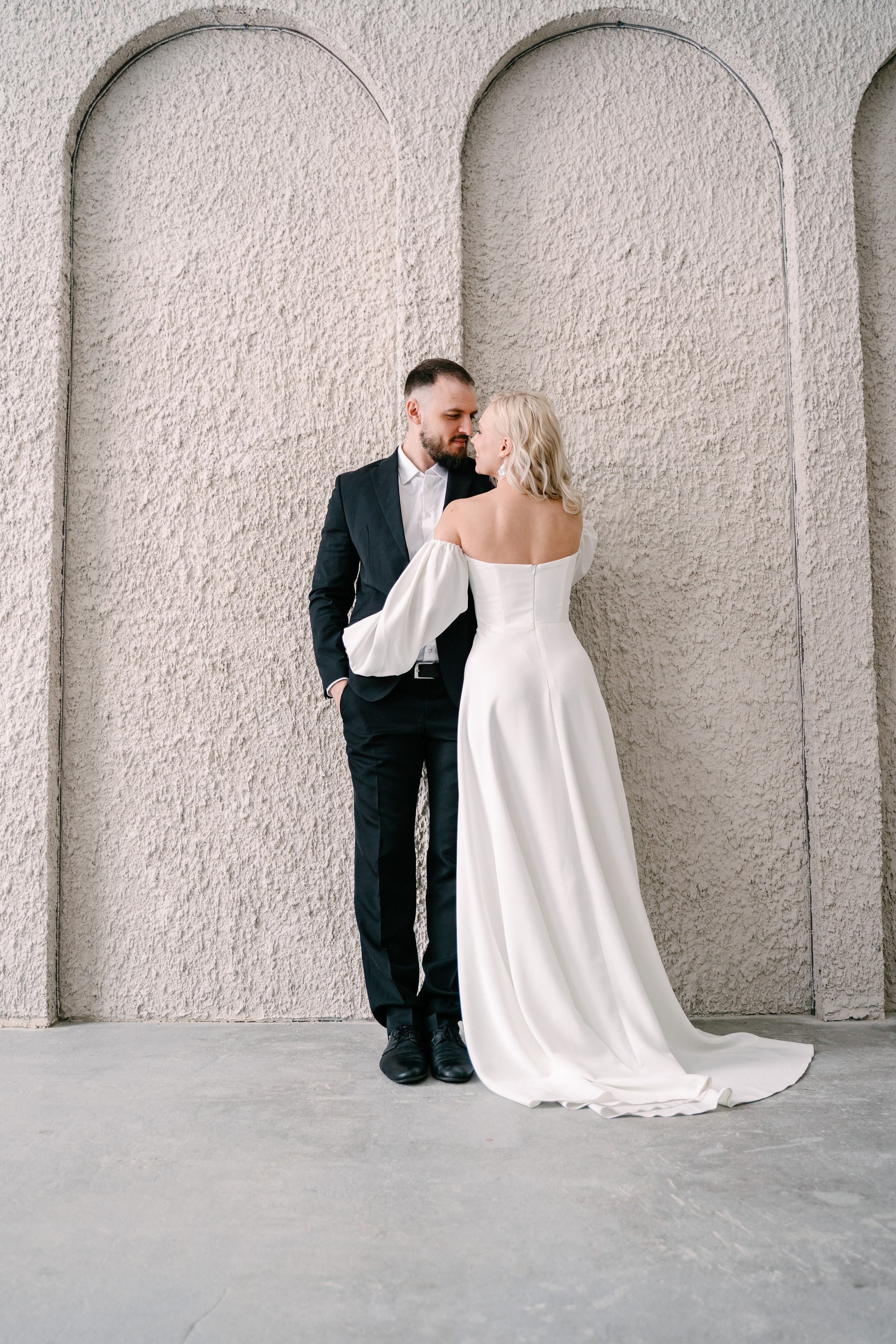 Свадебная фотосессия молодоженов в фотостудии. Свадебный и семейный фотограф из Воронежа|Москвы Бубнова Екатерина