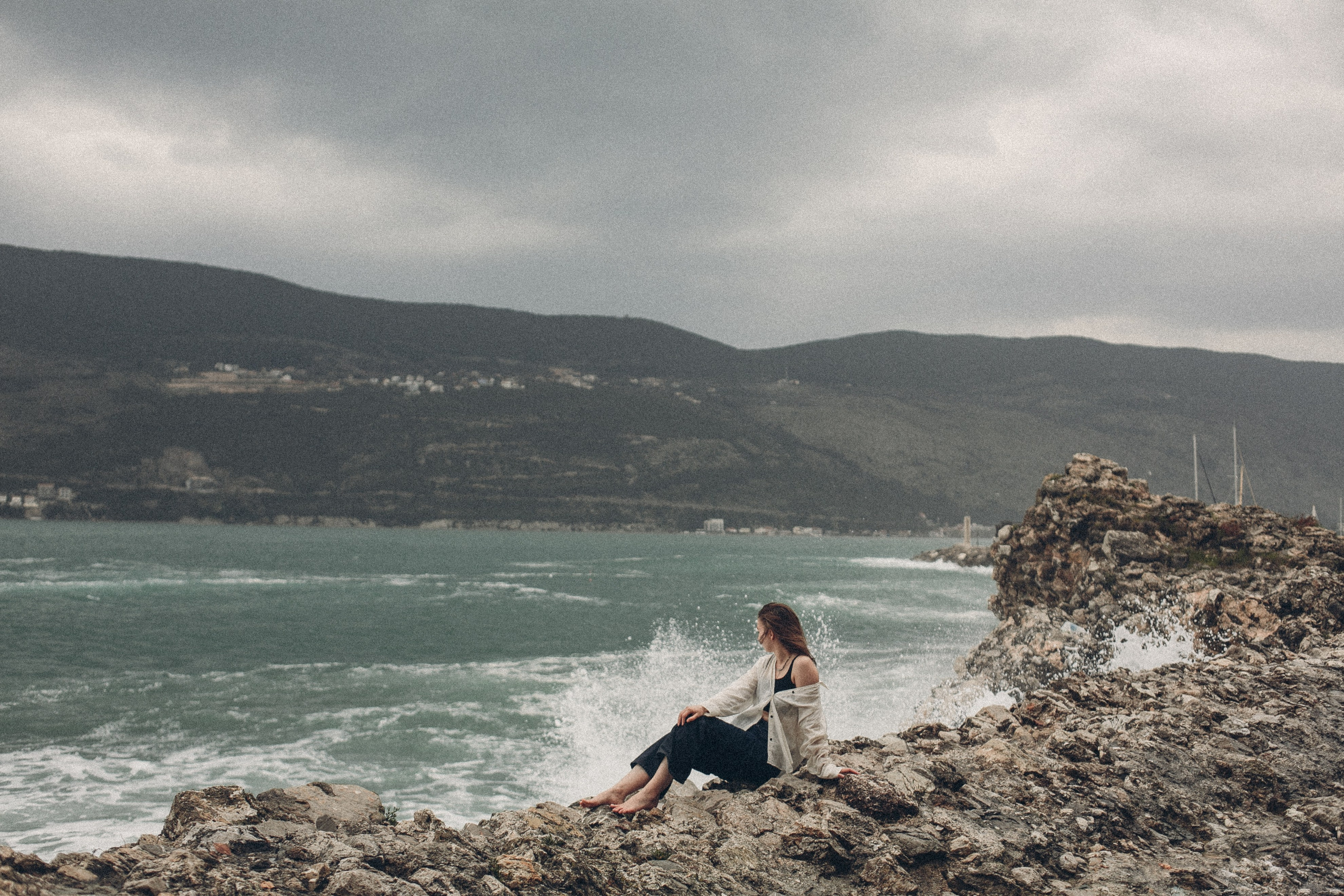 Женская фотосессия на море в Черногории. Семейный и свадебный фотограф в Черногории Татьяна Белякова
