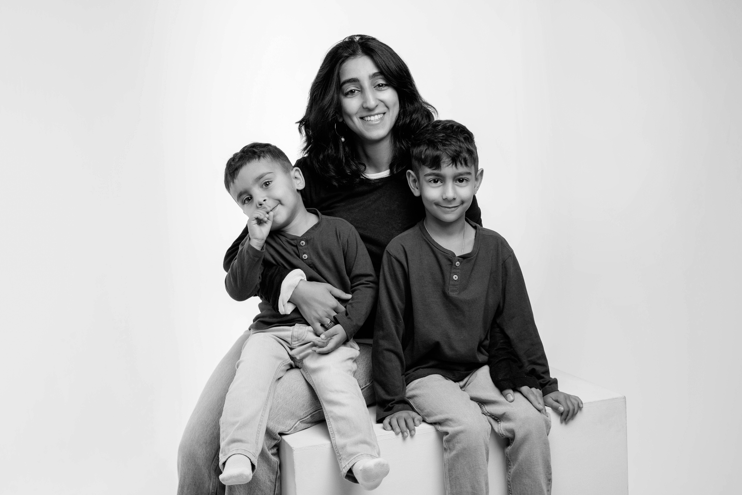 Черно-белые портреты детей и родителей. Фотограф в Санкт-Петербурге Марина Парникова