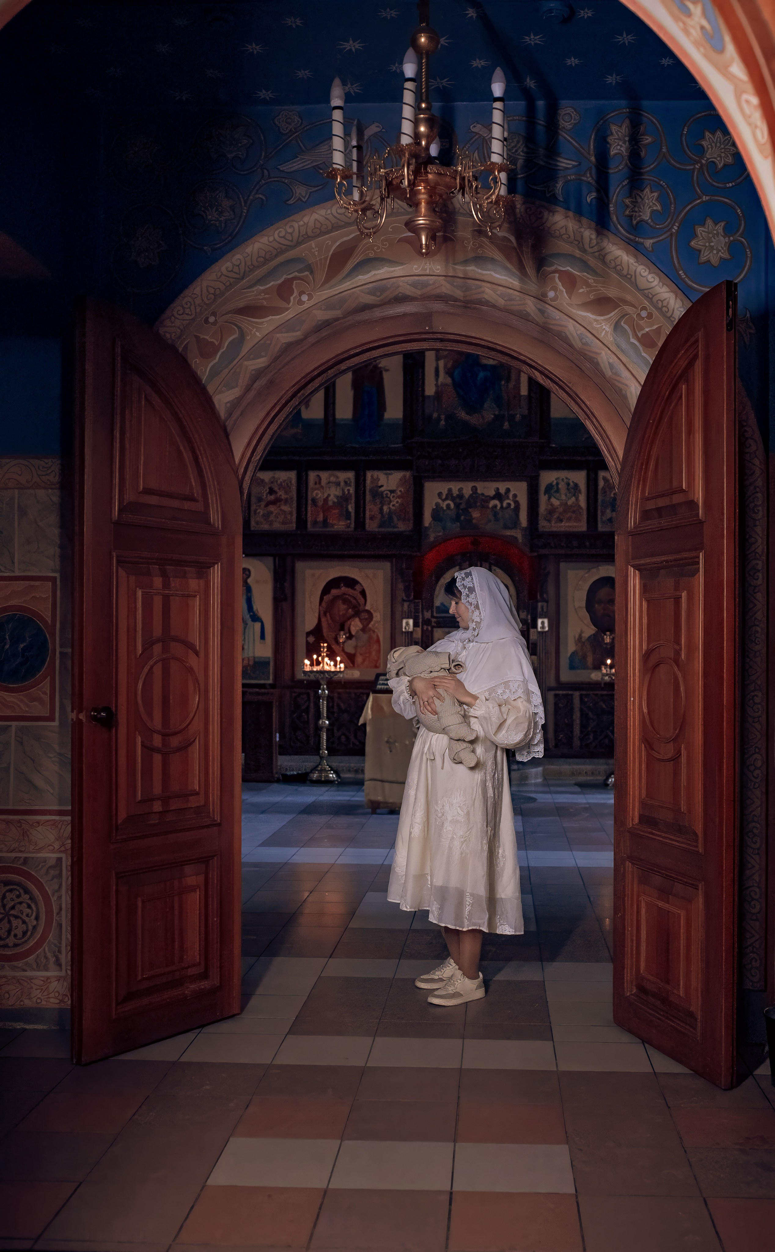 Крещение в Краснодаре. Съемка крещения в Краснодаре. Фотограф на крещение в Краснодаре