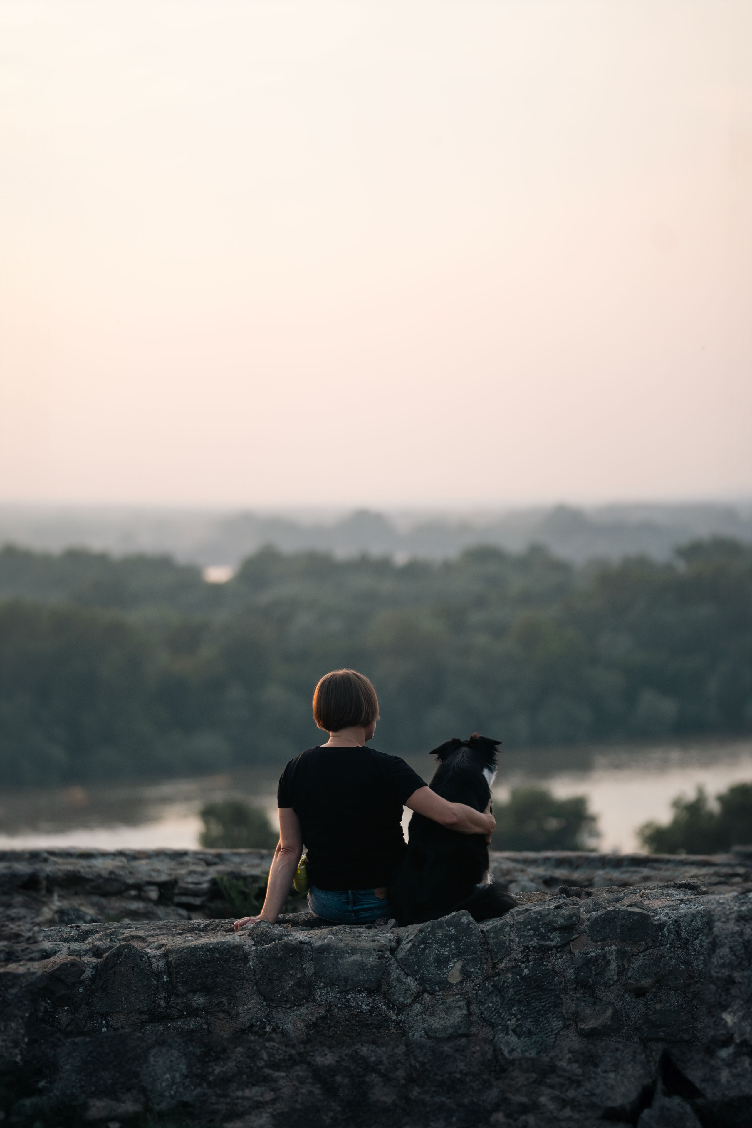 Белград, Калемегдан. Таня и Шегги. Фотограф анималист