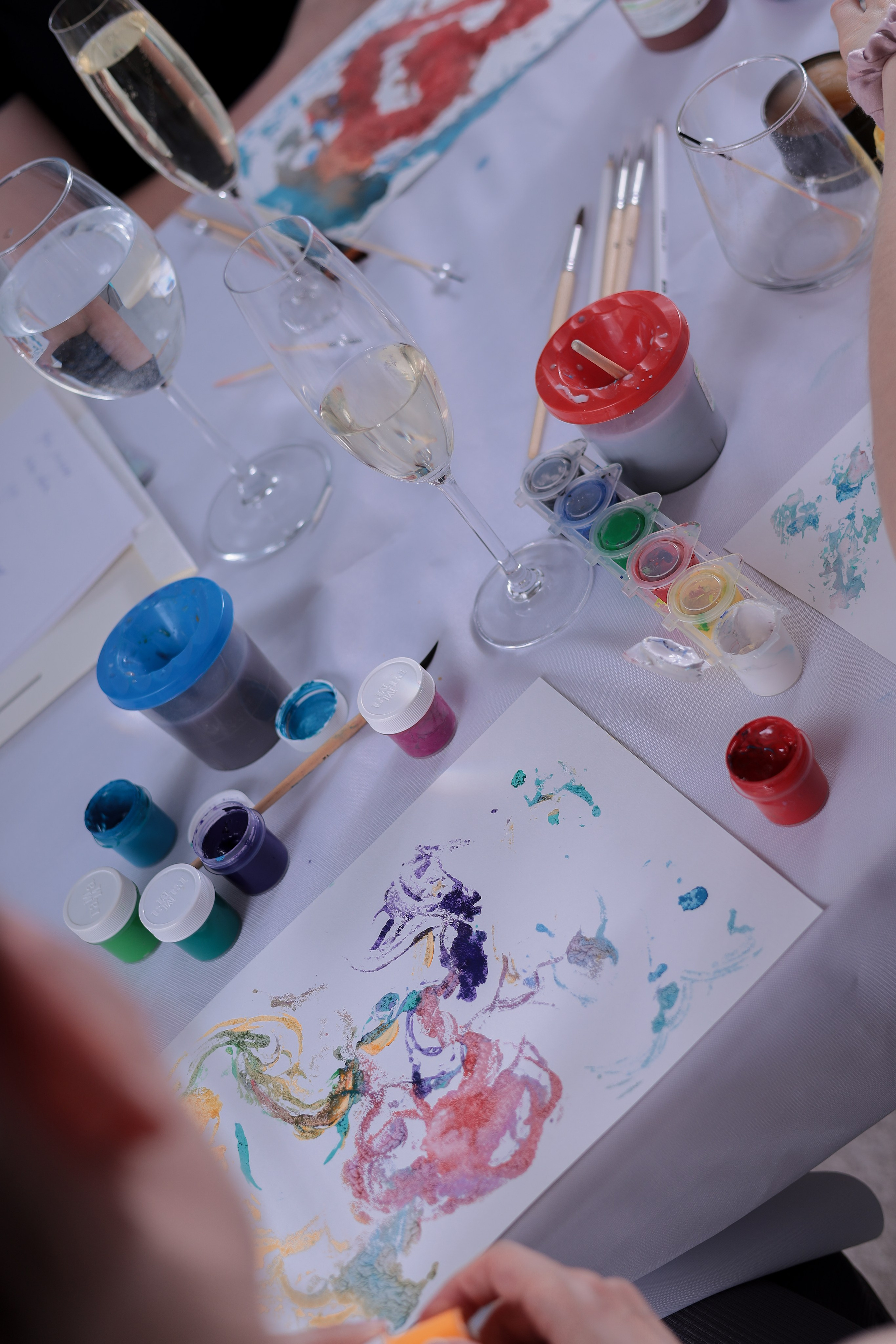 Арт-терапия + аэройога. Фотограф Надршина Лилия