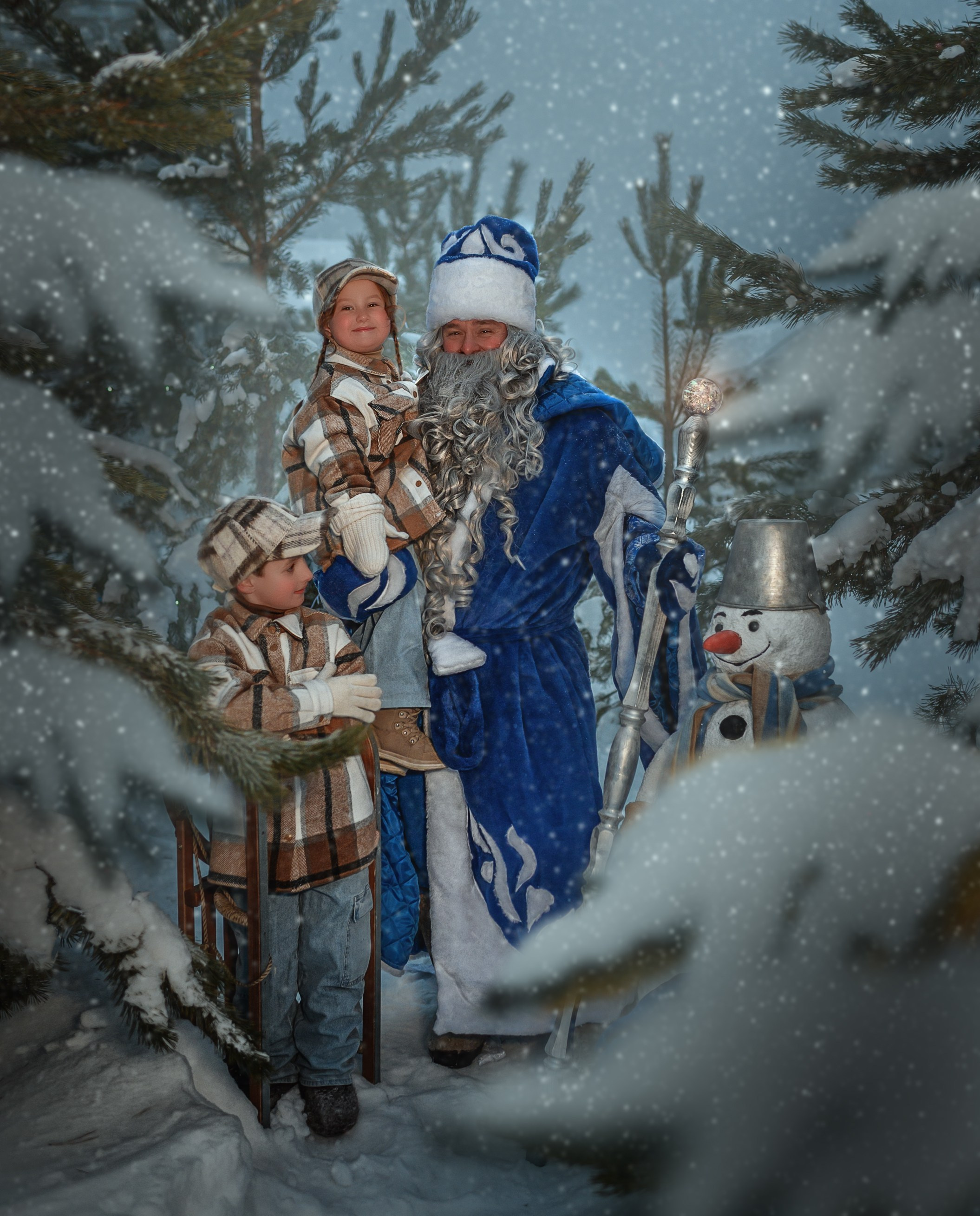 ДЕД МОРОЗ. Семейный фотограф Екатеринбург Лора Мур
