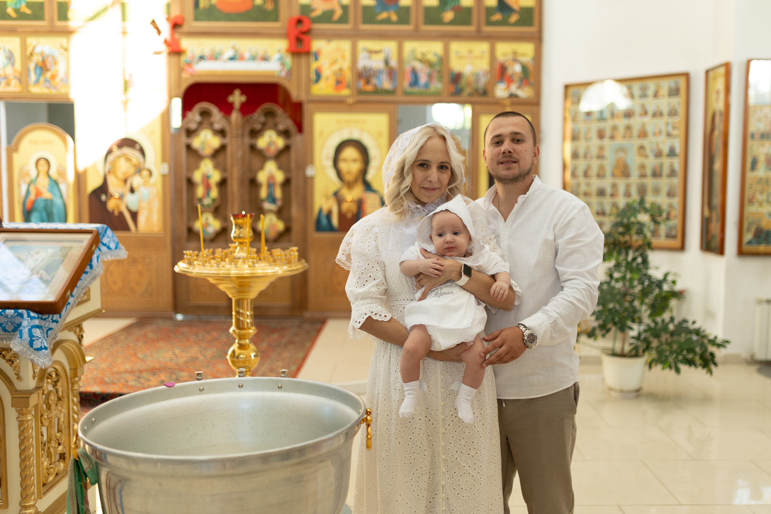 Крещение Артёма (все фото с таинсвта крещения). Фотограф новорожденных. Детский и семейный фотограф Марьяна Юдина