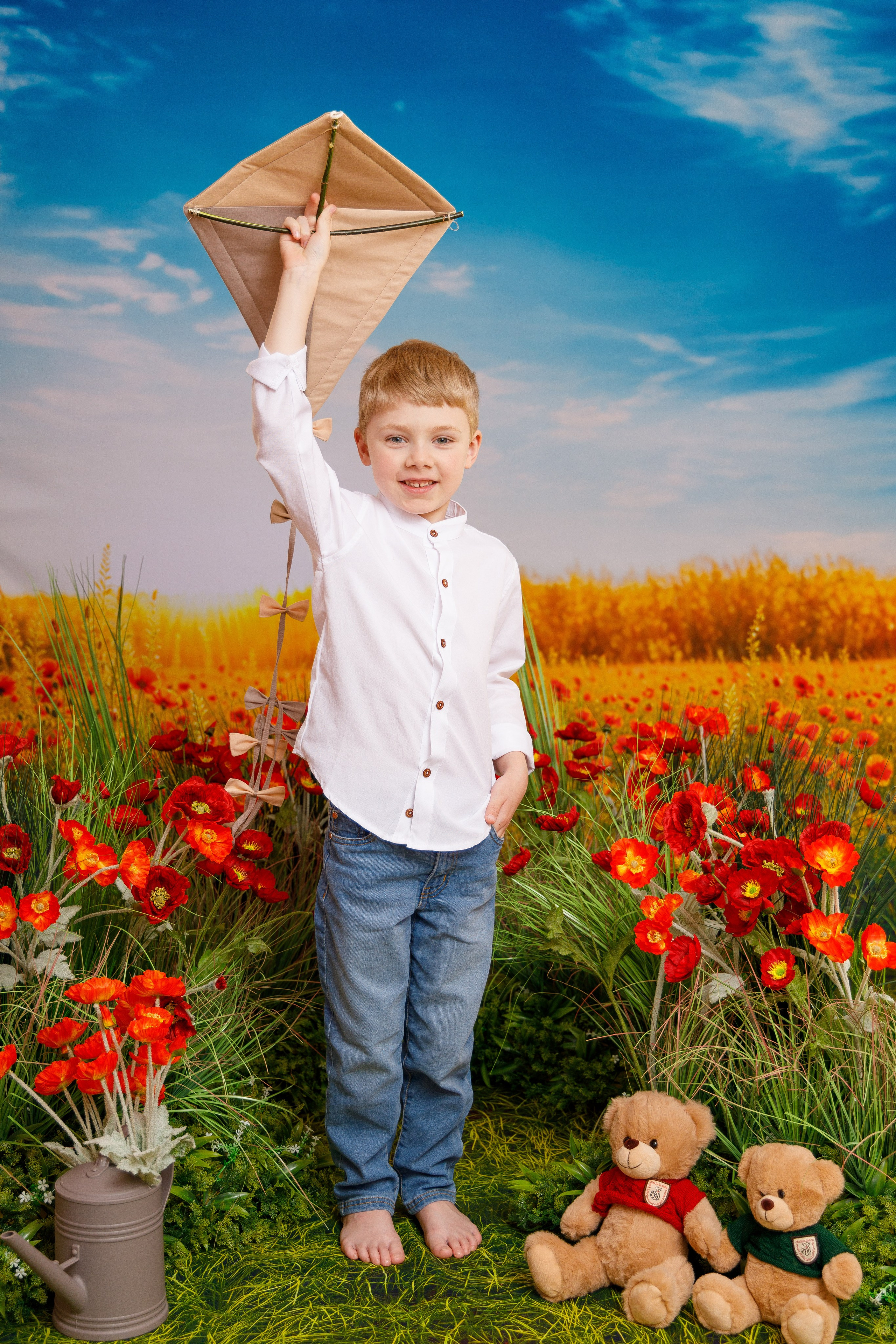 Маки. Детская фотостудия Москва