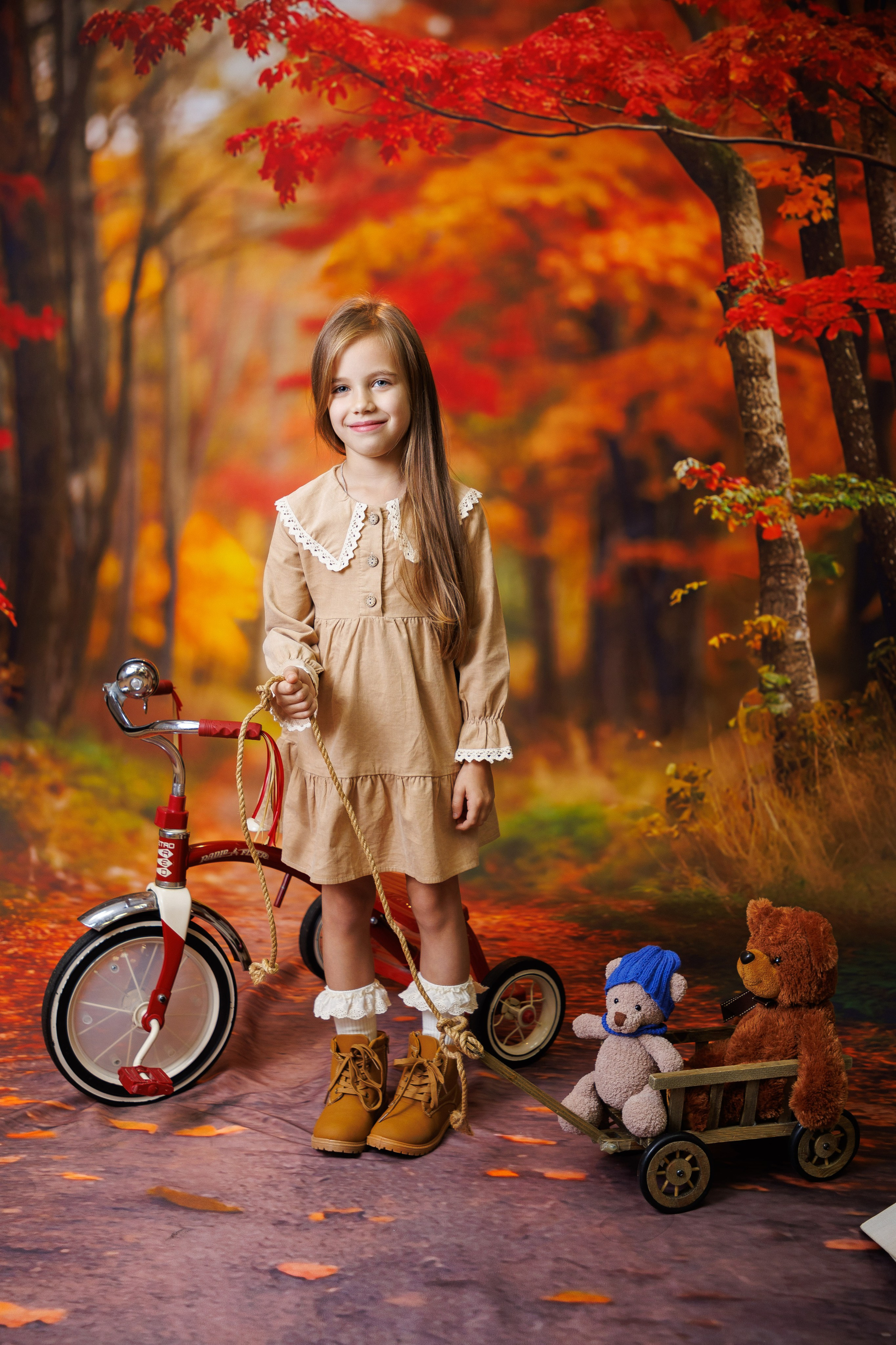 Велосипед. Детская фотостудия Москва