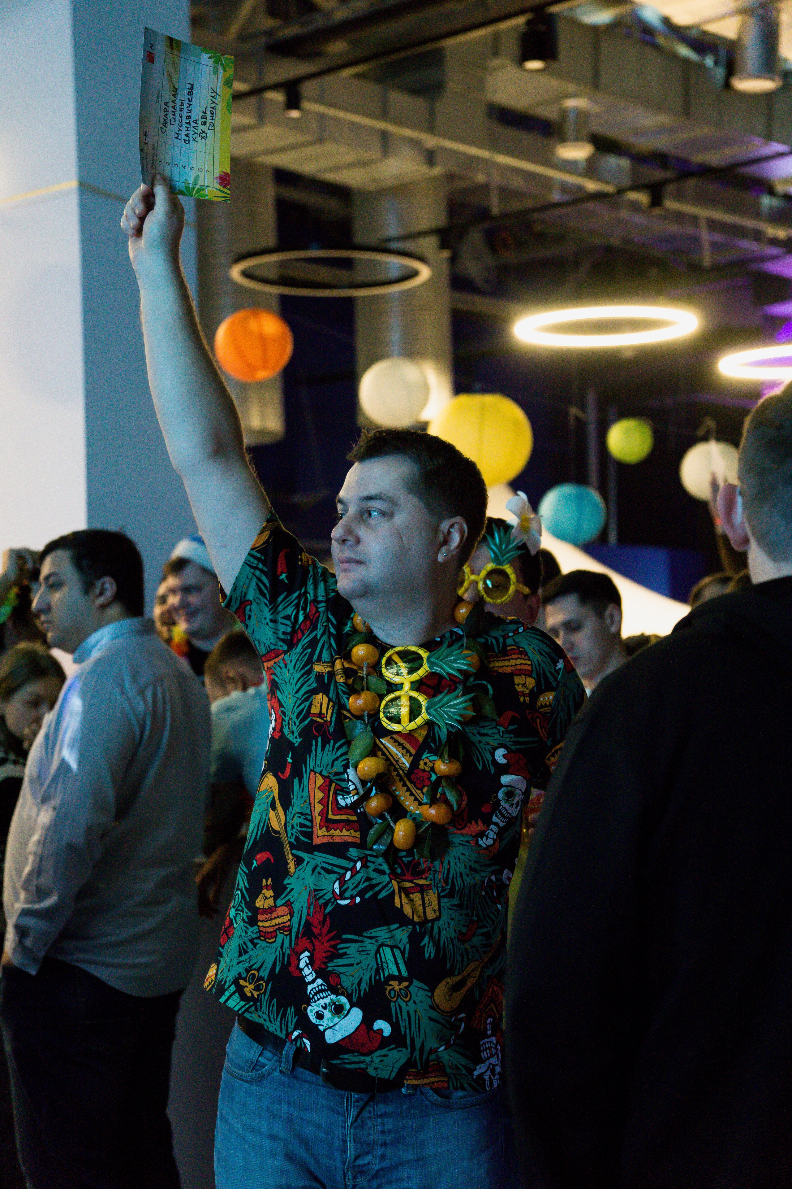 МТС корпоратив Гавайская вечеринка. Фотограф