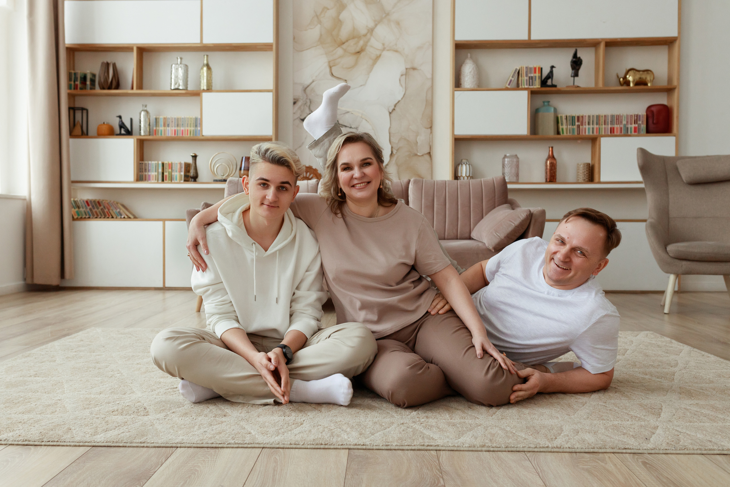 Ирина с семьей. Фотограф Виктория Плотницкая