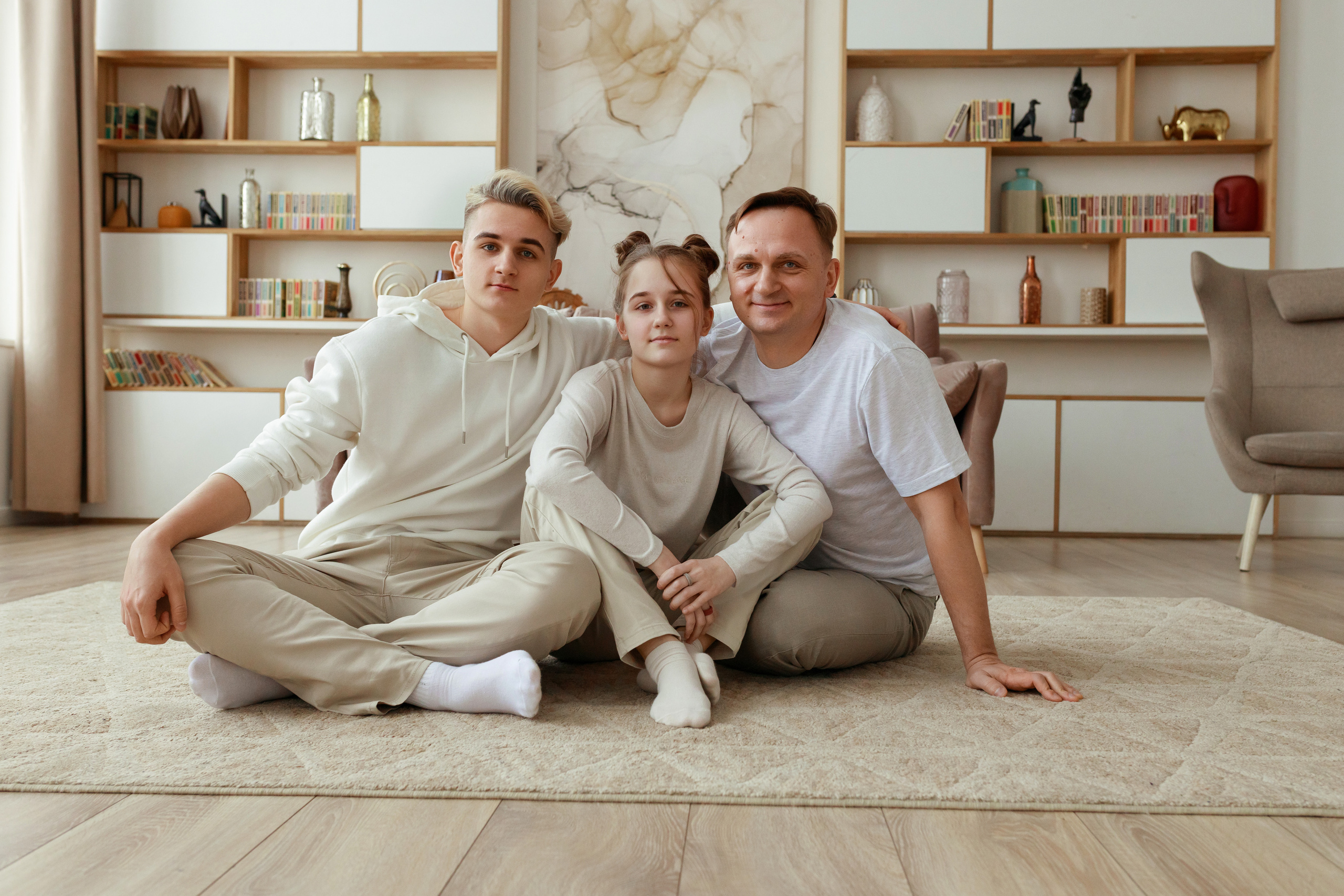 Ирина с семьей. Фотограф Виктория Плотницкая