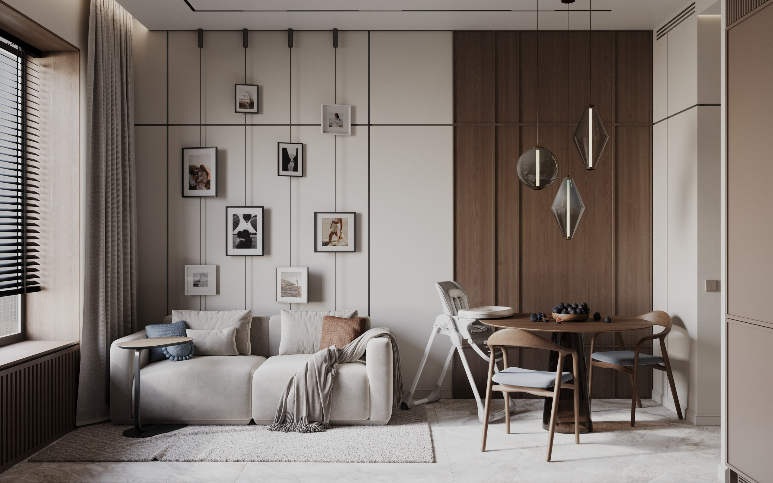 ЖК «Режиссер» | 60 m². Екатерина Коренева | 3d визуализация