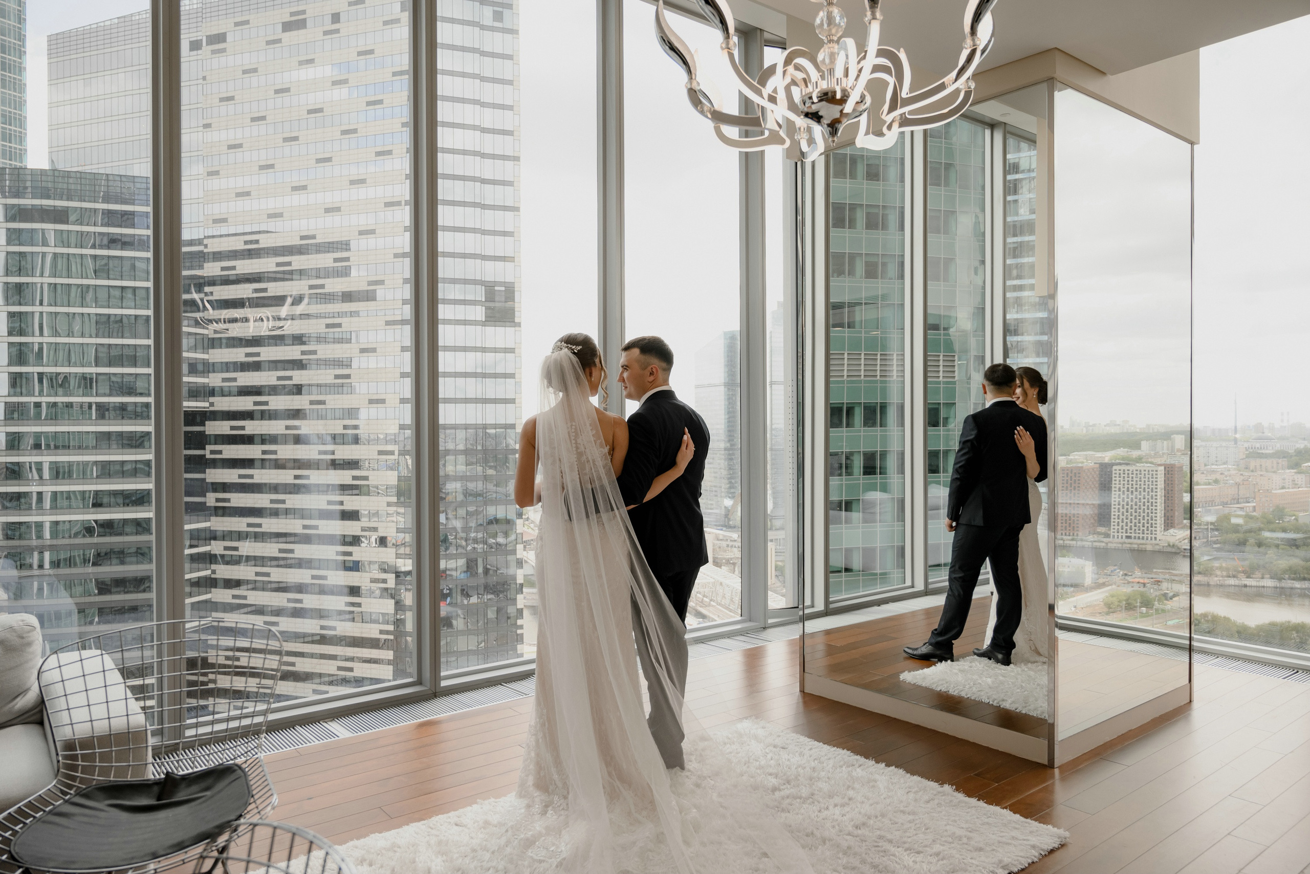 Свадебные фото в Москва Сити и роспись в ЗАГСе Барвиха. Свадебный и семейный фотограф в Москве Светлана Зоткина