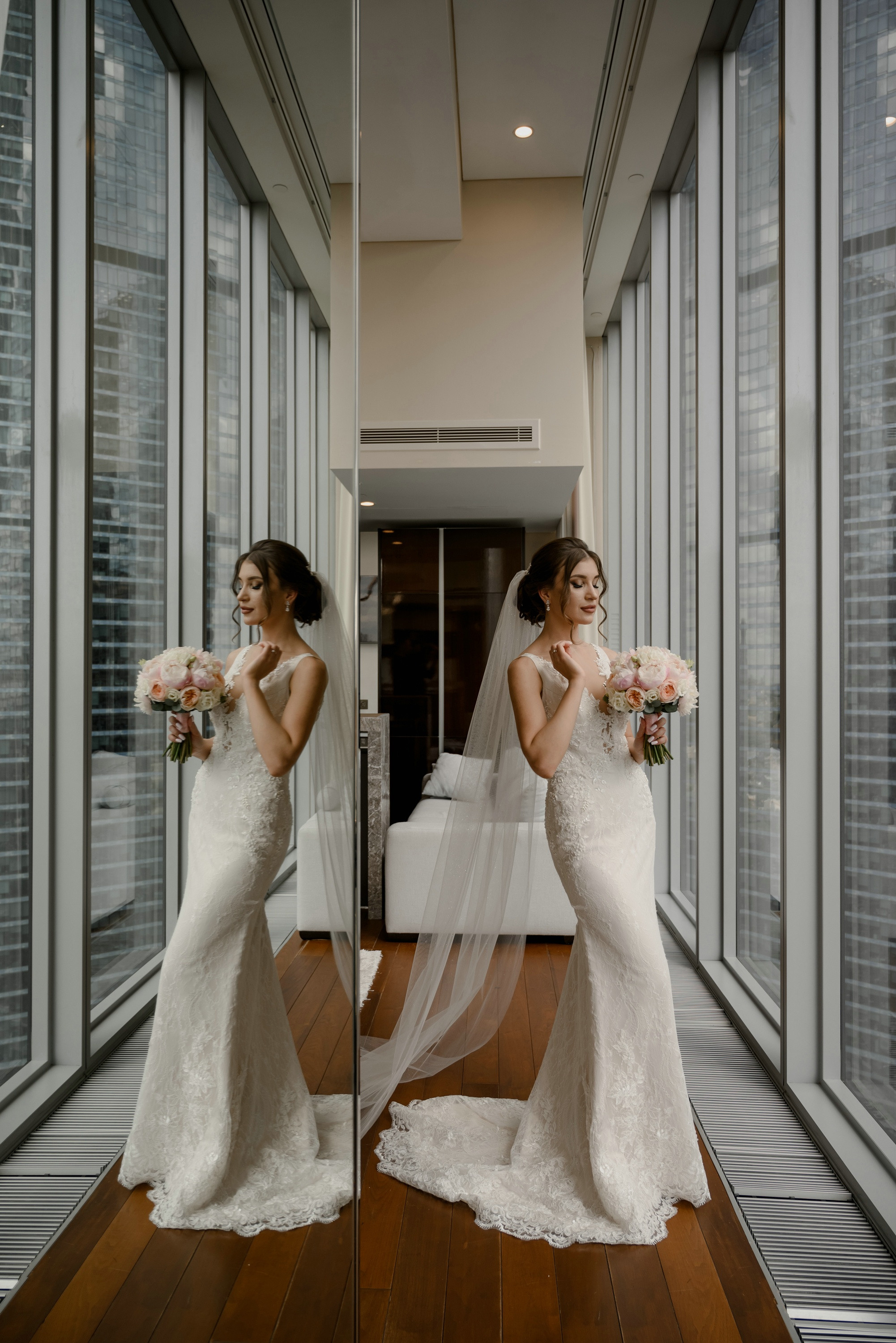 Свадебные фото в Москва Сити и роспись в ЗАГСе Барвиха. Свадебный и семейный фотограф в Москве Светлана Зоткина