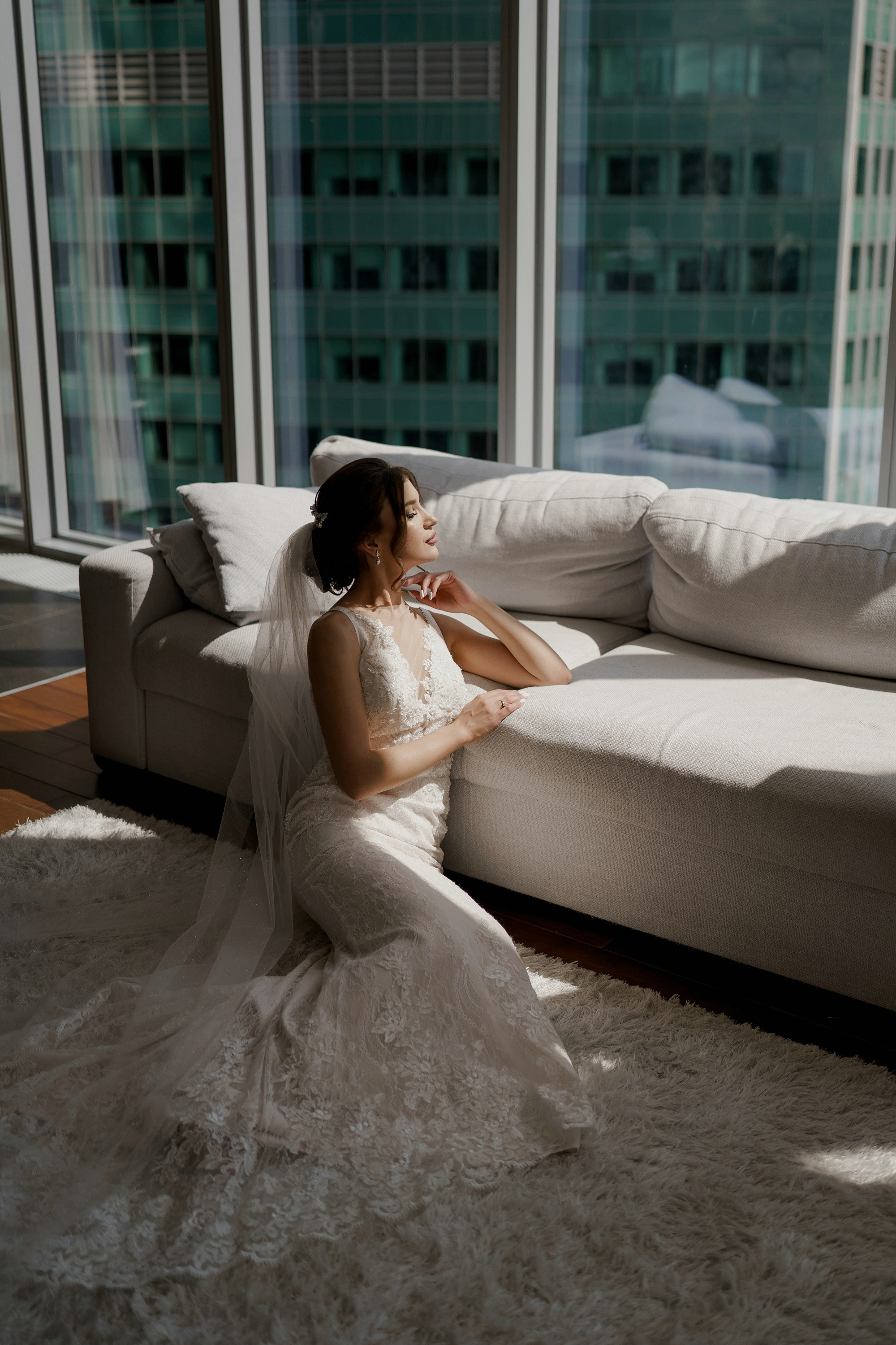 Свадебные фото в Москва Сити и роспись в ЗАГСе Барвиха. Свадебный и семейный фотограф в Москве Светлана Зоткина