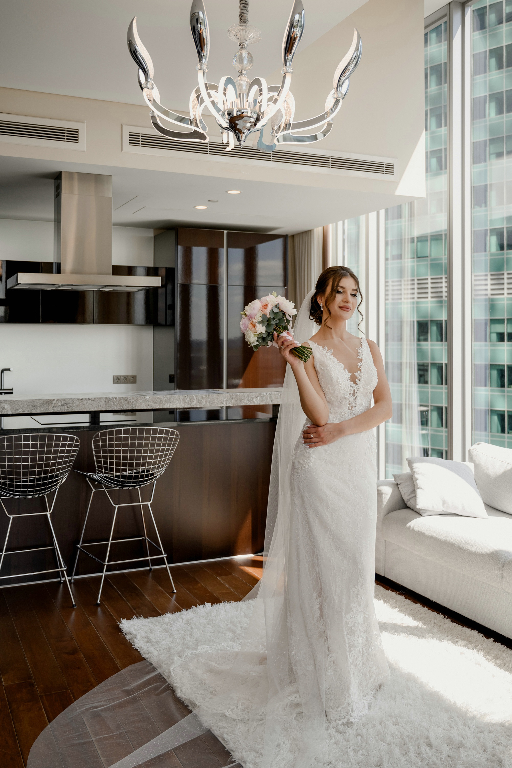 Свадебные фото в Москва Сити и роспись в ЗАГСе Барвиха. Свадебный и семейный фотограф в Москве Светлана Зоткина