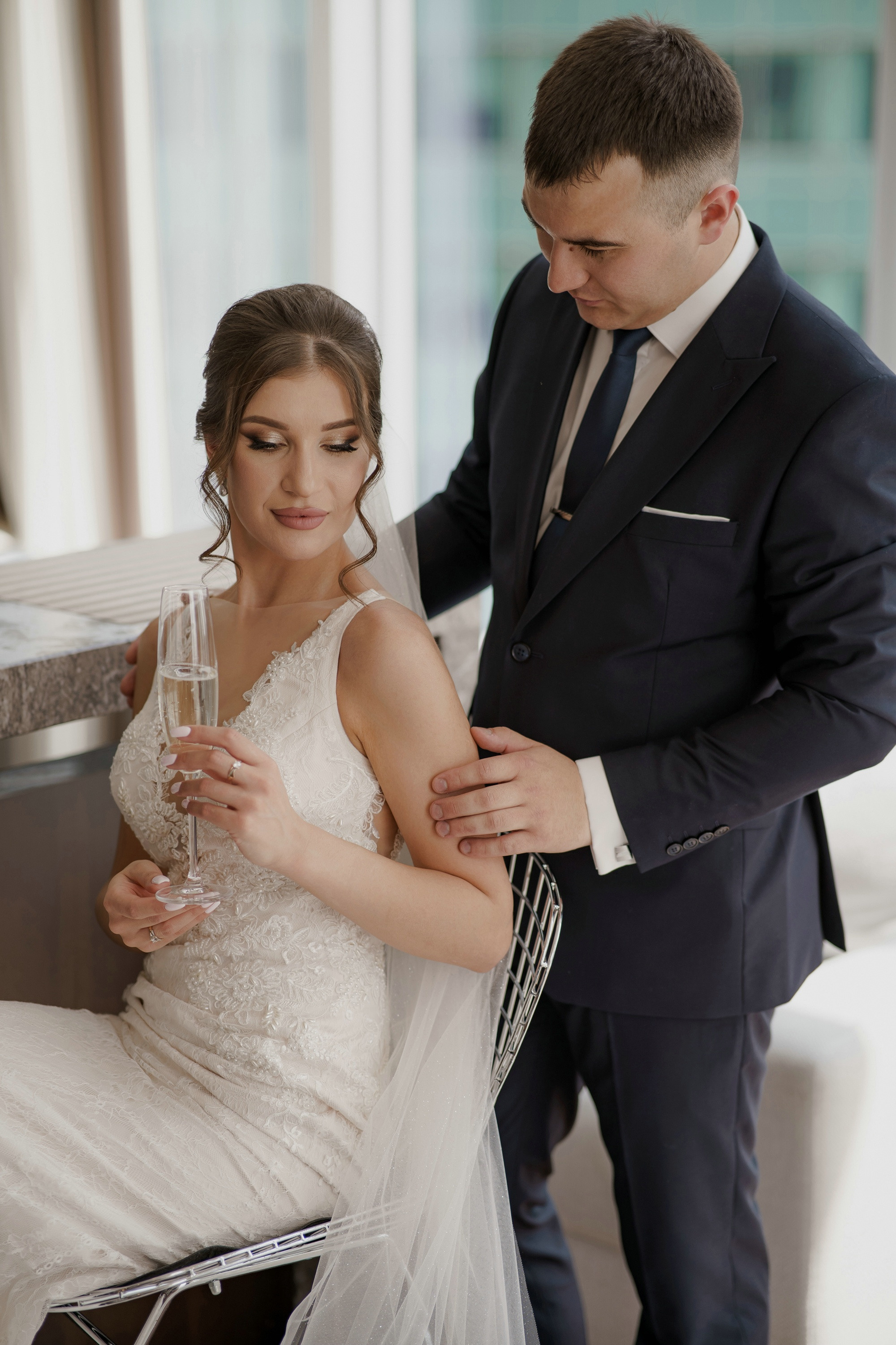 Свадебные фото в Москва Сити и роспись в ЗАГСе Барвиха. Свадебный и семейный фотограф в Москве Светлана Зоткина