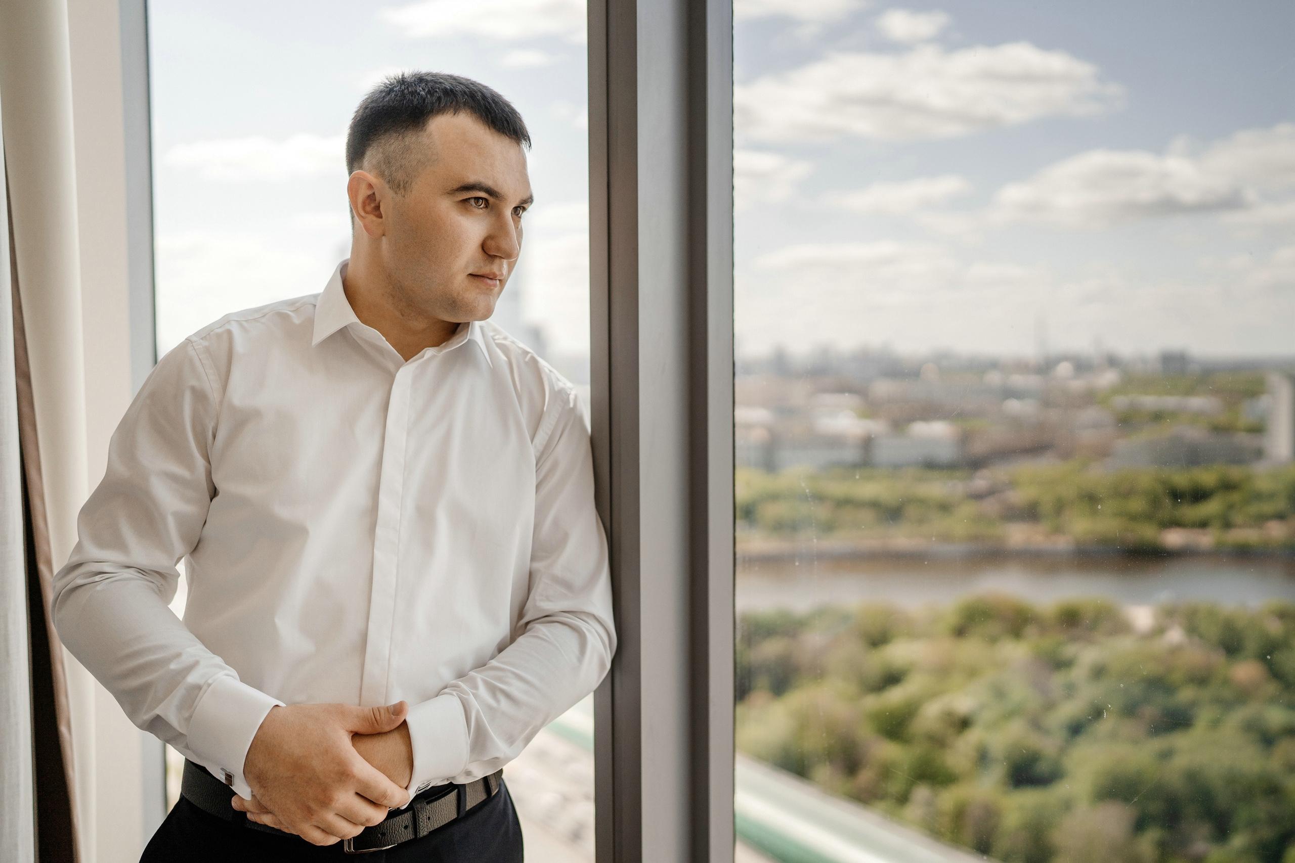 Свадебные фото в Москва Сити и роспись в ЗАГСе Барвиха. Свадебный и семейный фотограф в Москве Светлана Зоткина