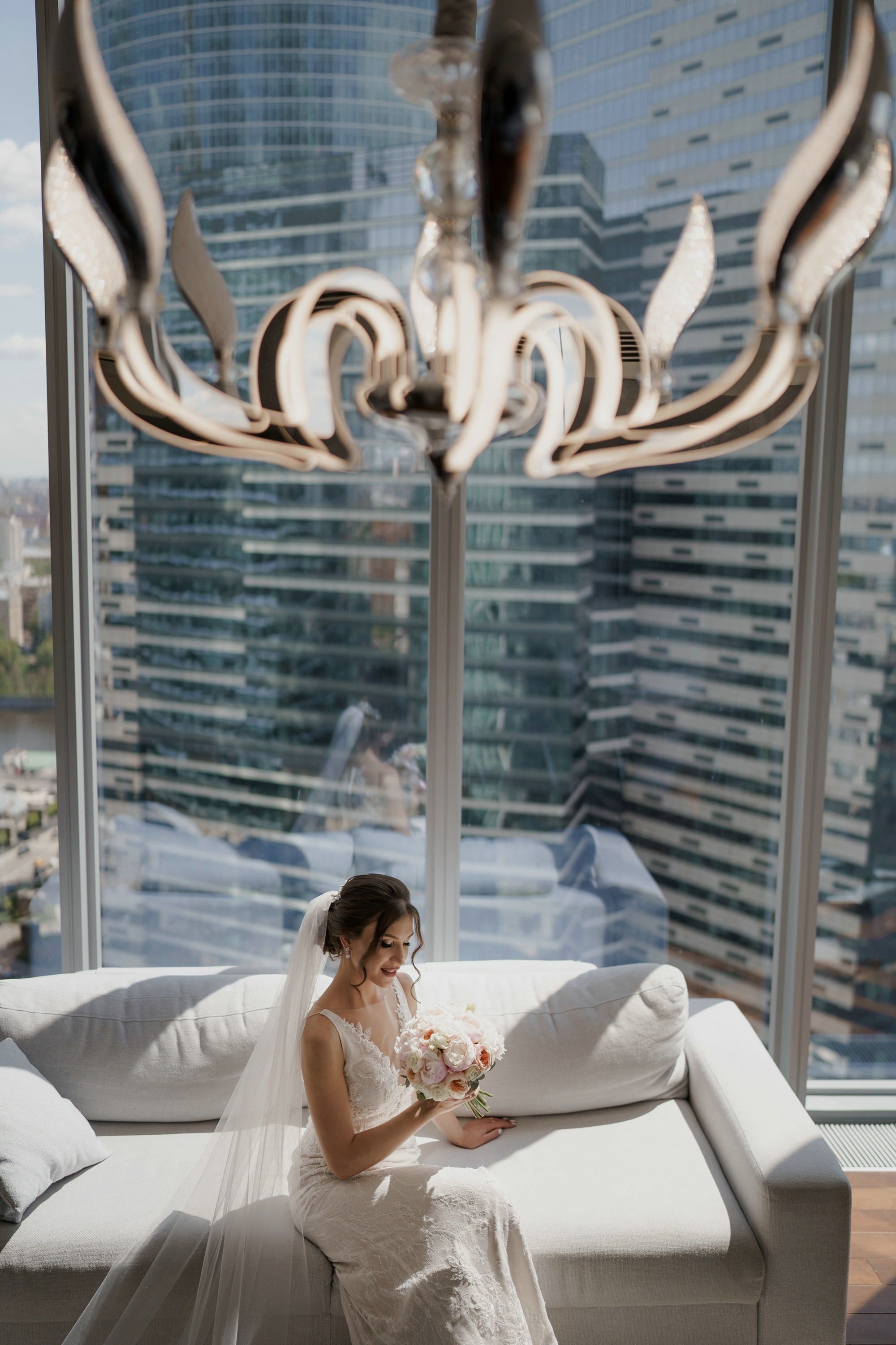 Свадебные фото в Москва Сити и роспись в ЗАГСе Барвиха. Свадебный и семейный фотограф в Москве Светлана Зоткина