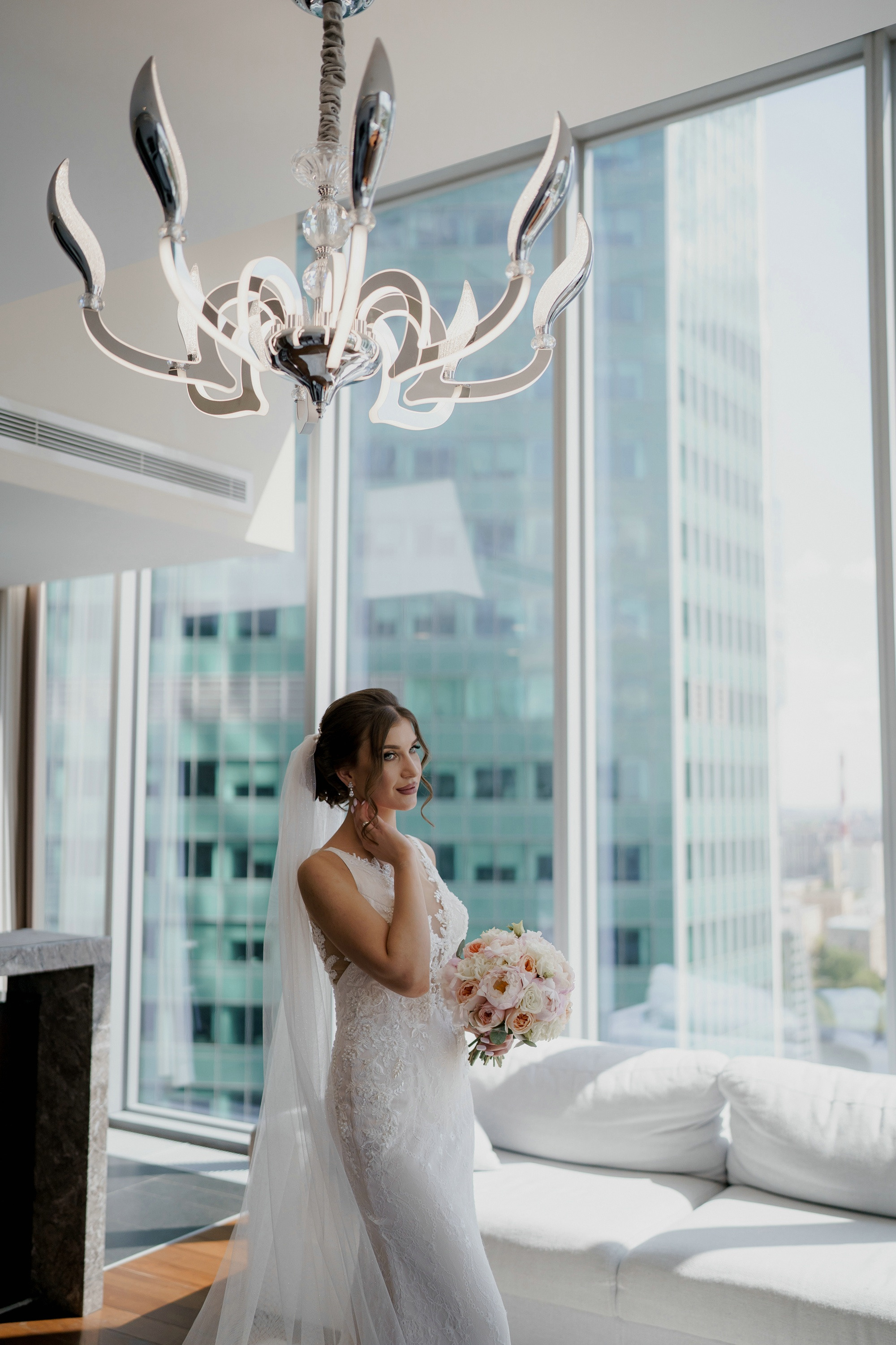 Свадебные фото в Москва Сити и роспись в ЗАГСе Барвиха. Свадебный и семейный фотограф в Москве Светлана Зоткина