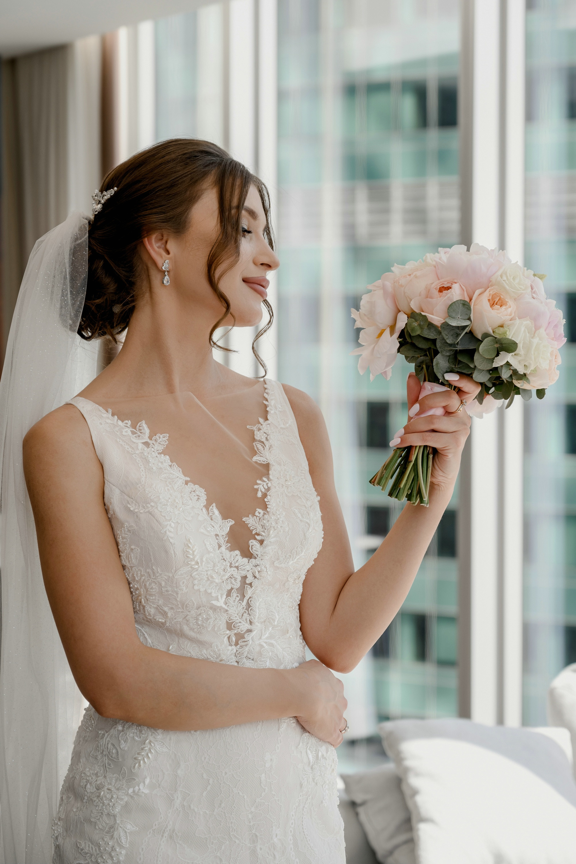 Свадебные фото в Москва Сити и роспись в ЗАГСе Барвиха. Свадебный и семейный фотограф в Москве Светлана Зоткина