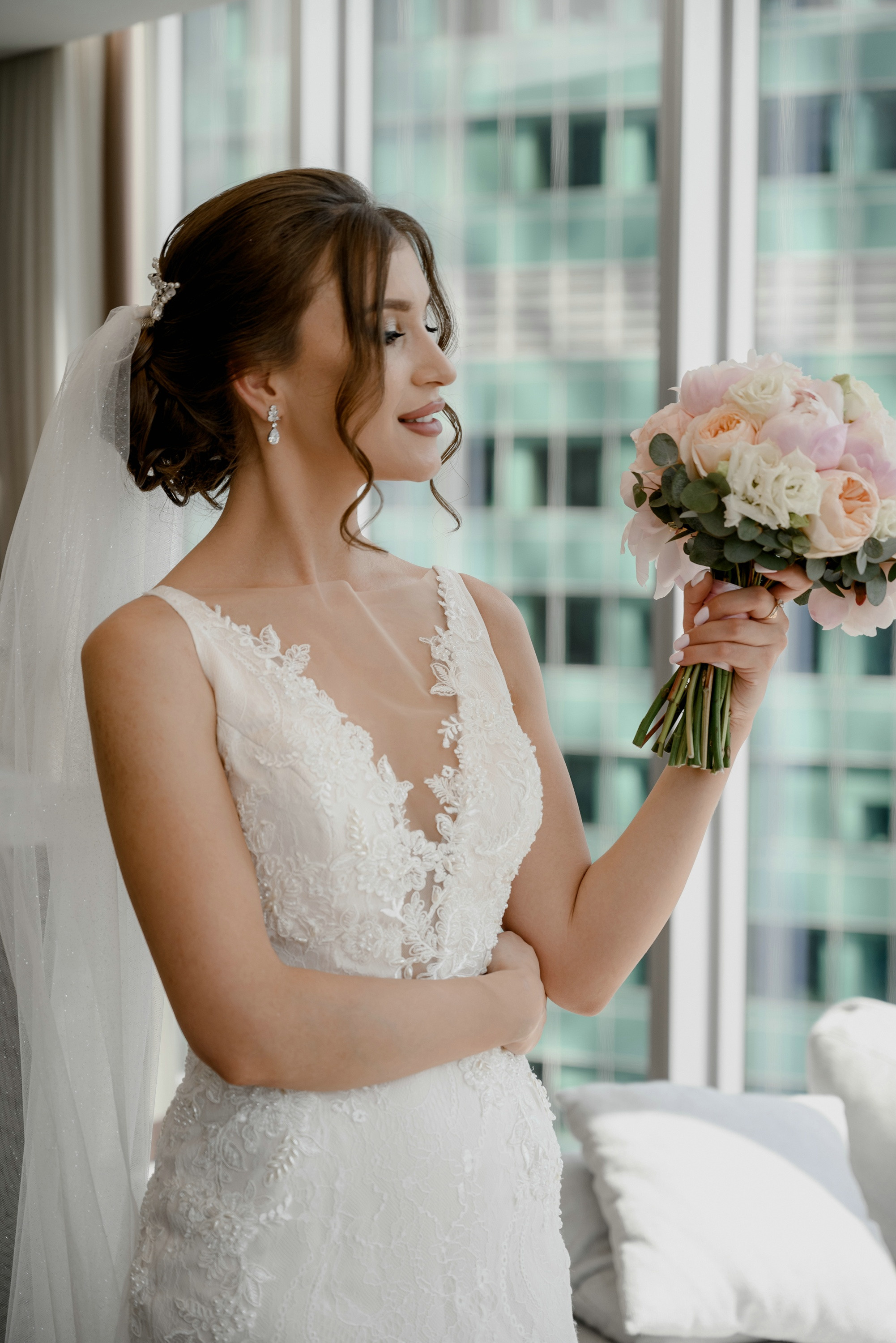 Свадебные фото в Москва Сити и роспись в ЗАГСе Барвиха. Свадебный и семейный фотограф в Москве Светлана Зоткина