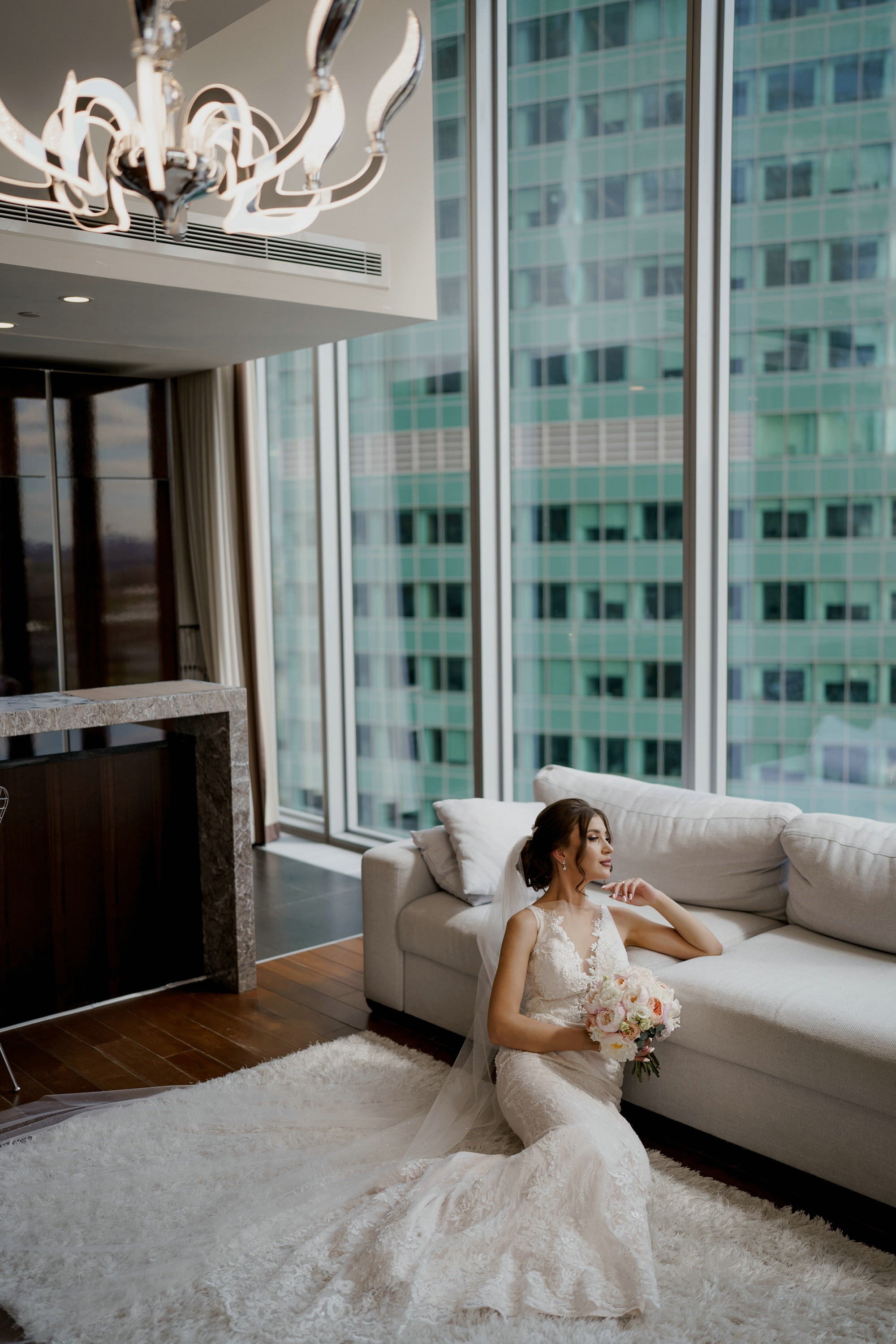 Свадебные фото в Москва Сити и роспись в ЗАГСе Барвиха. Свадебный и семейный фотограф в Москве Светлана Зоткина