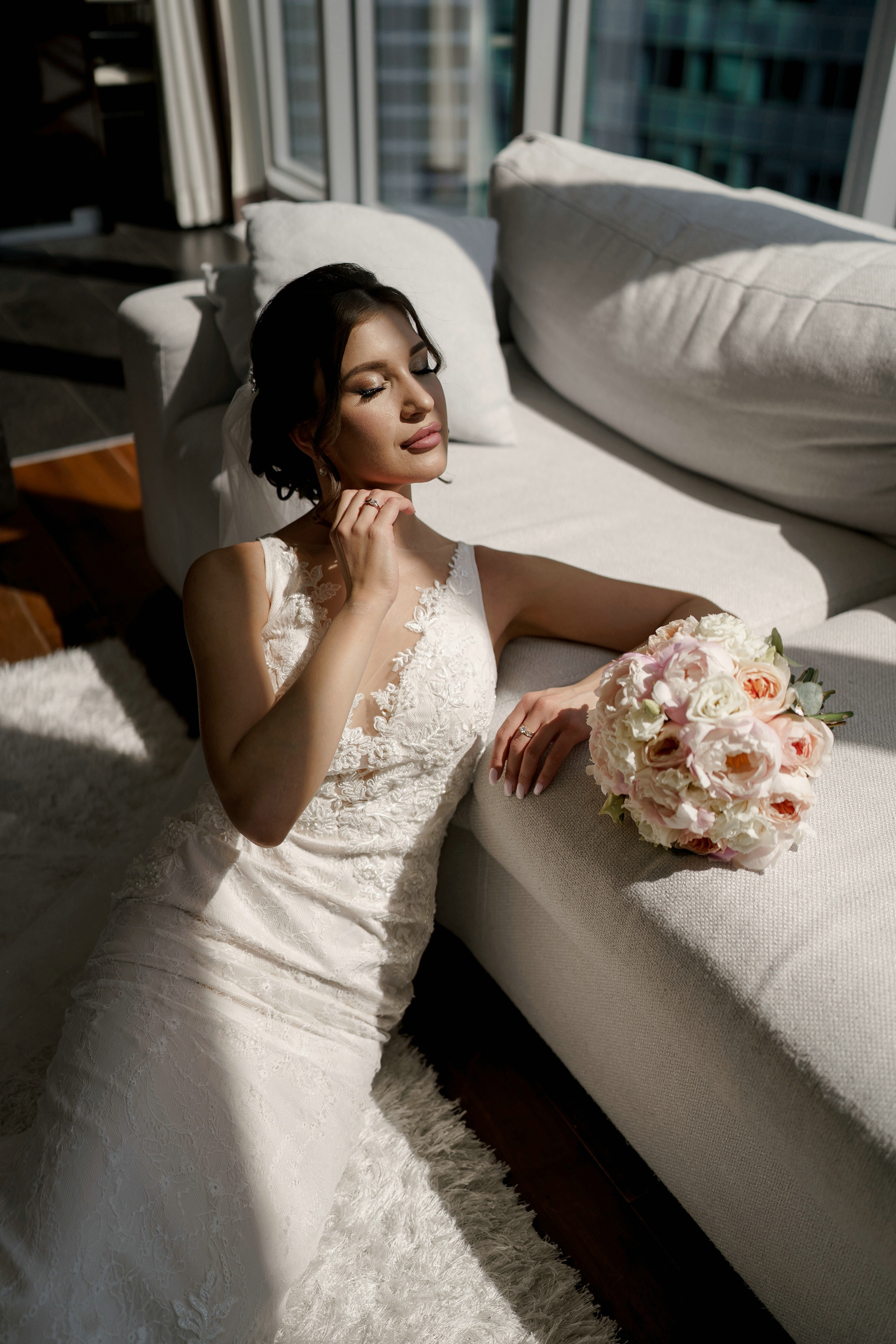 Свадебные фото в Москва Сити и роспись в ЗАГСе Барвиха. Свадебный и семейный фотограф в Москве Светлана Зоткина