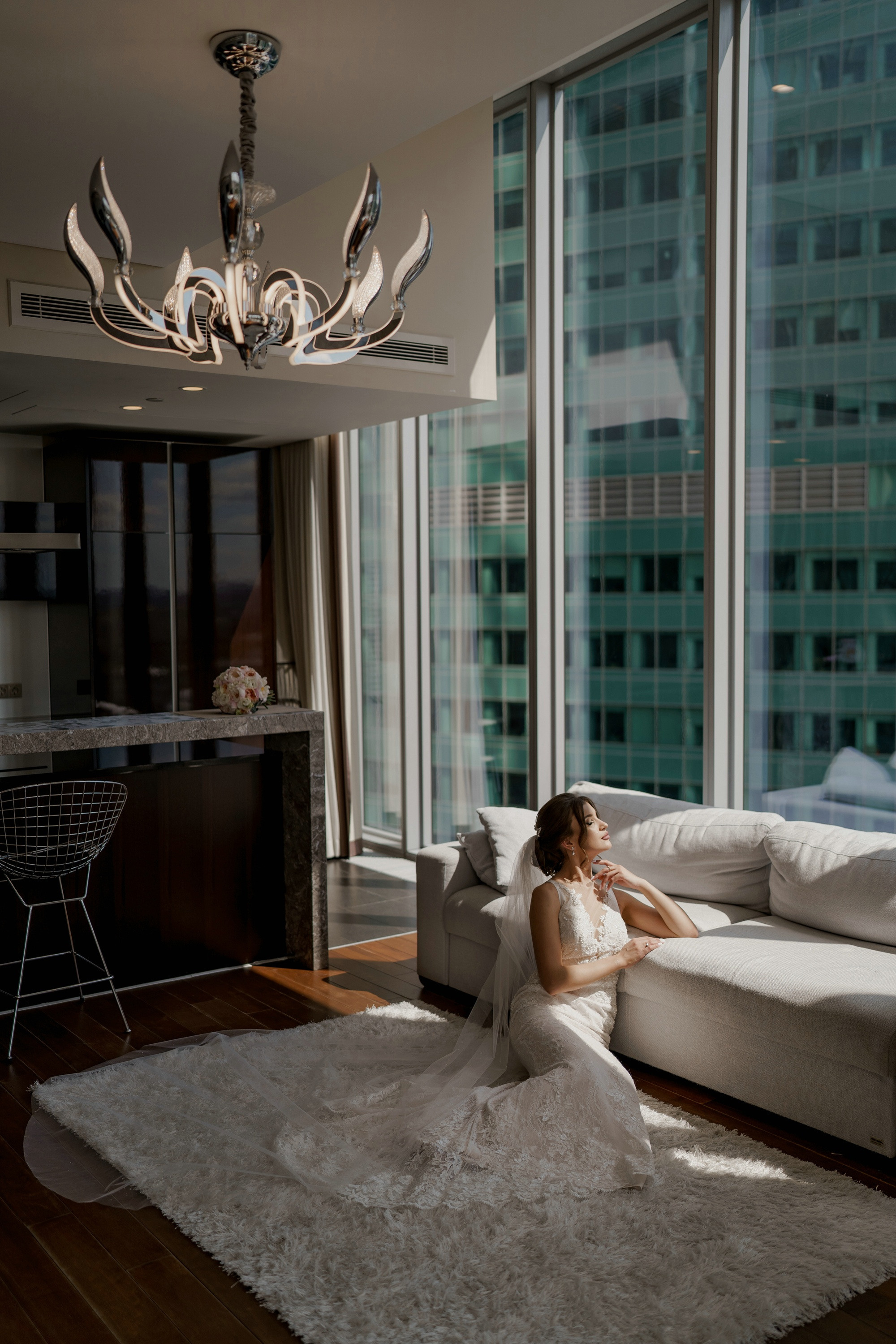 Свадебные фото в Москва Сити и роспись в ЗАГСе Барвиха. Свадебный и семейный фотограф в Москве Светлана Зоткина