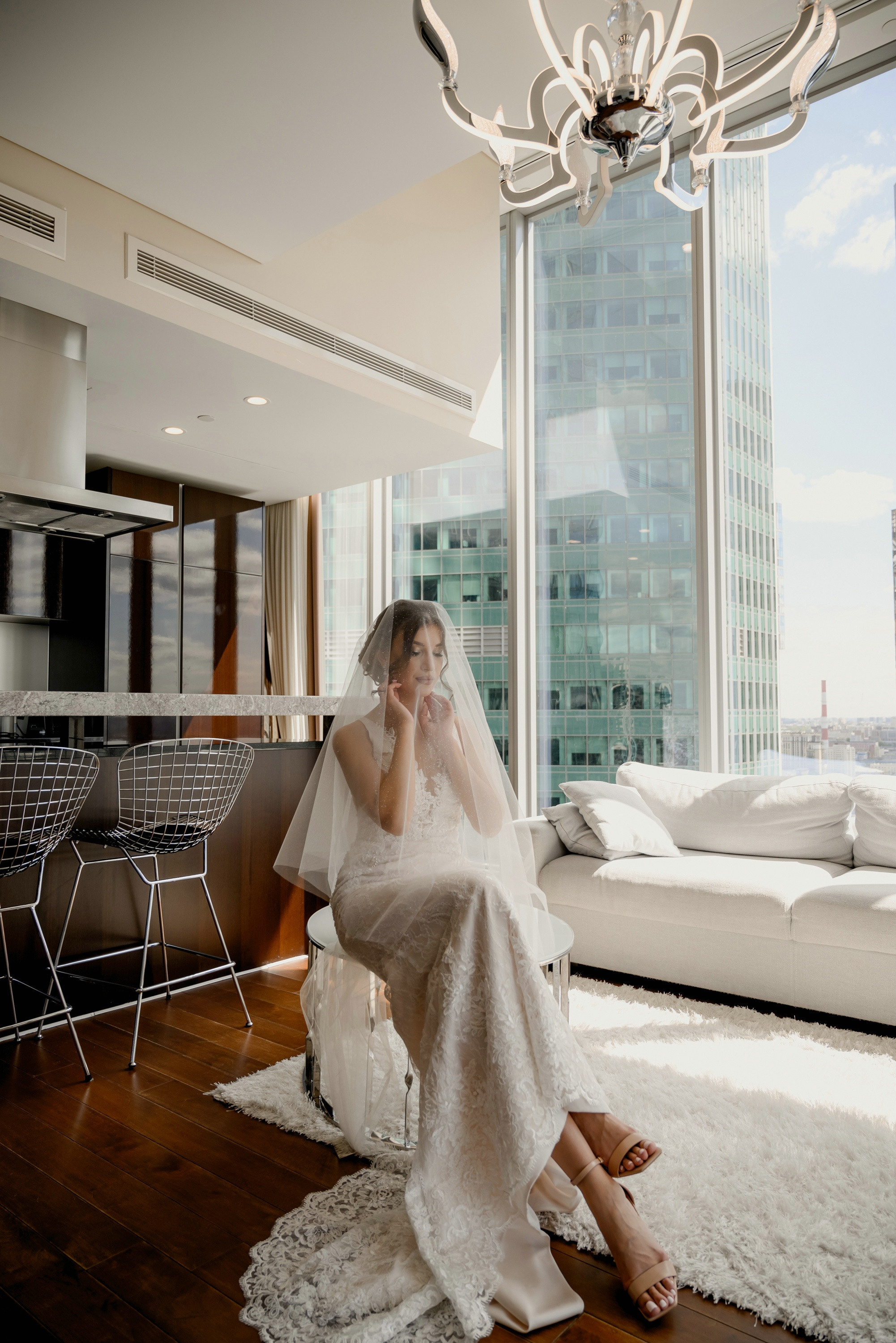 Свадебные фото в Москва Сити и роспись в ЗАГСе Барвиха. Свадебный и семейный фотограф в Москве Светлана Зоткина