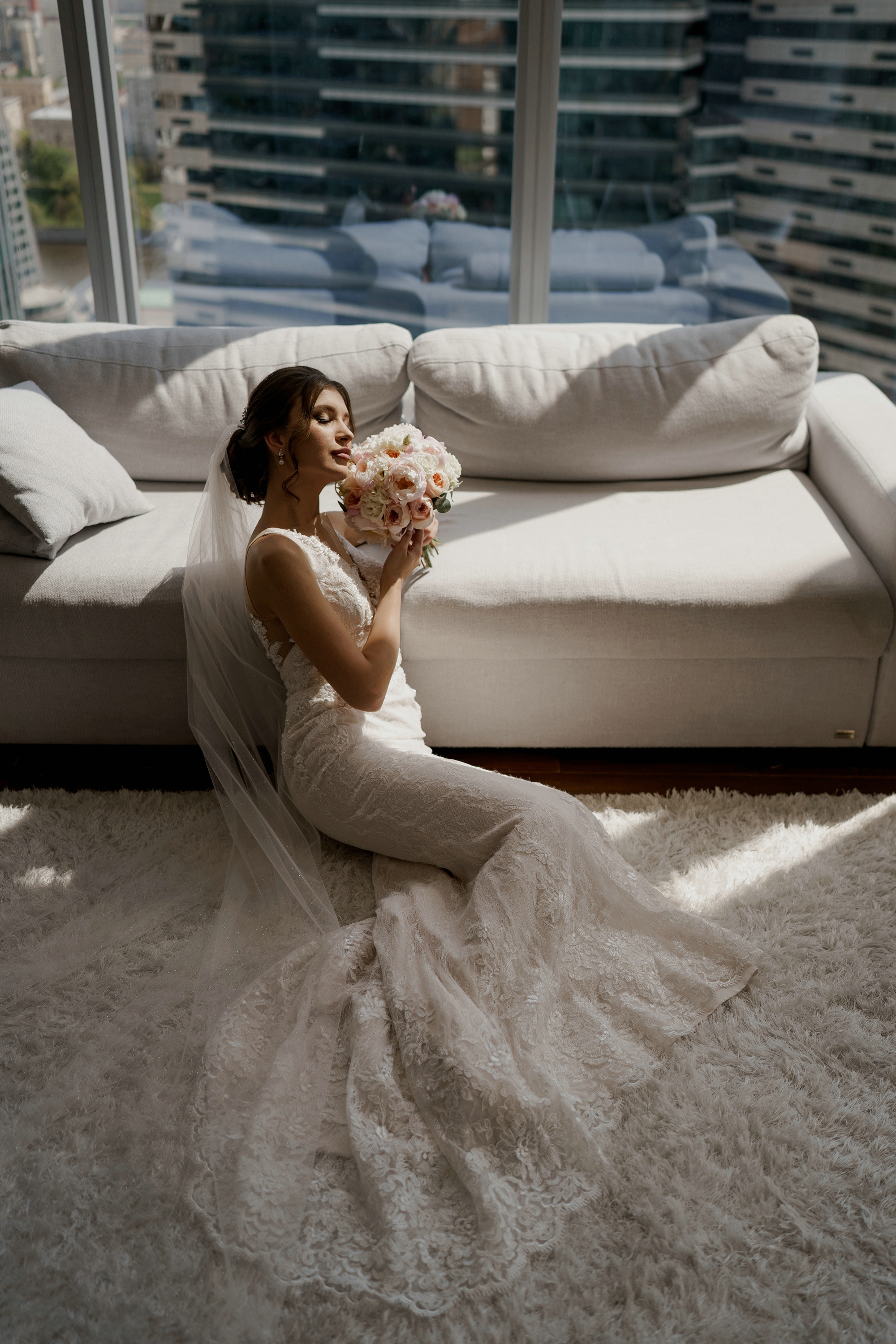 Свадебные фото в Москва Сити и роспись в ЗАГСе Барвиха. Свадебный и семейный фотограф в Москве Светлана Зоткина