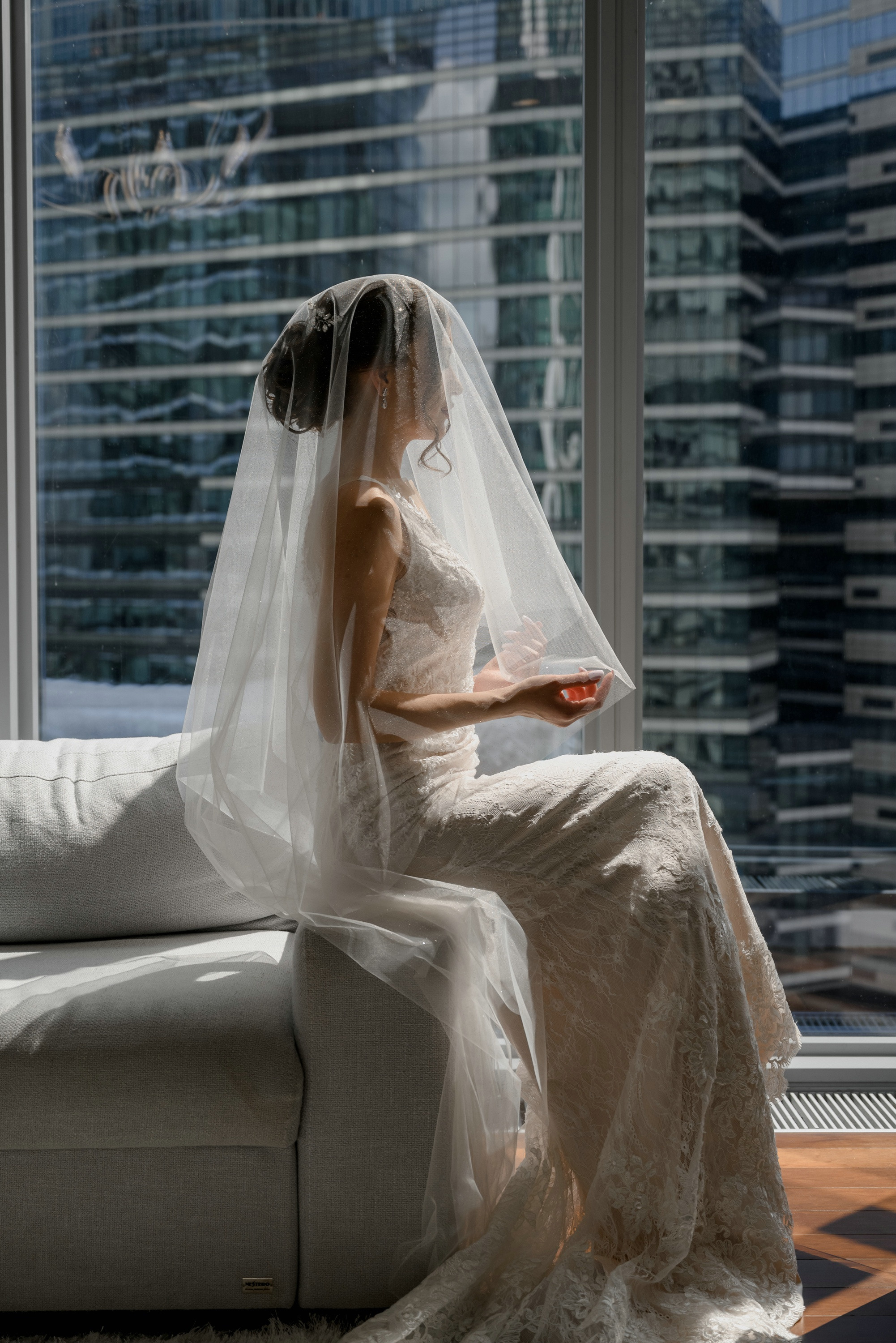 Свадебные фото в Москва Сити и роспись в ЗАГСе Барвиха. Свадебный и семейный фотограф в Москве Светлана Зоткина