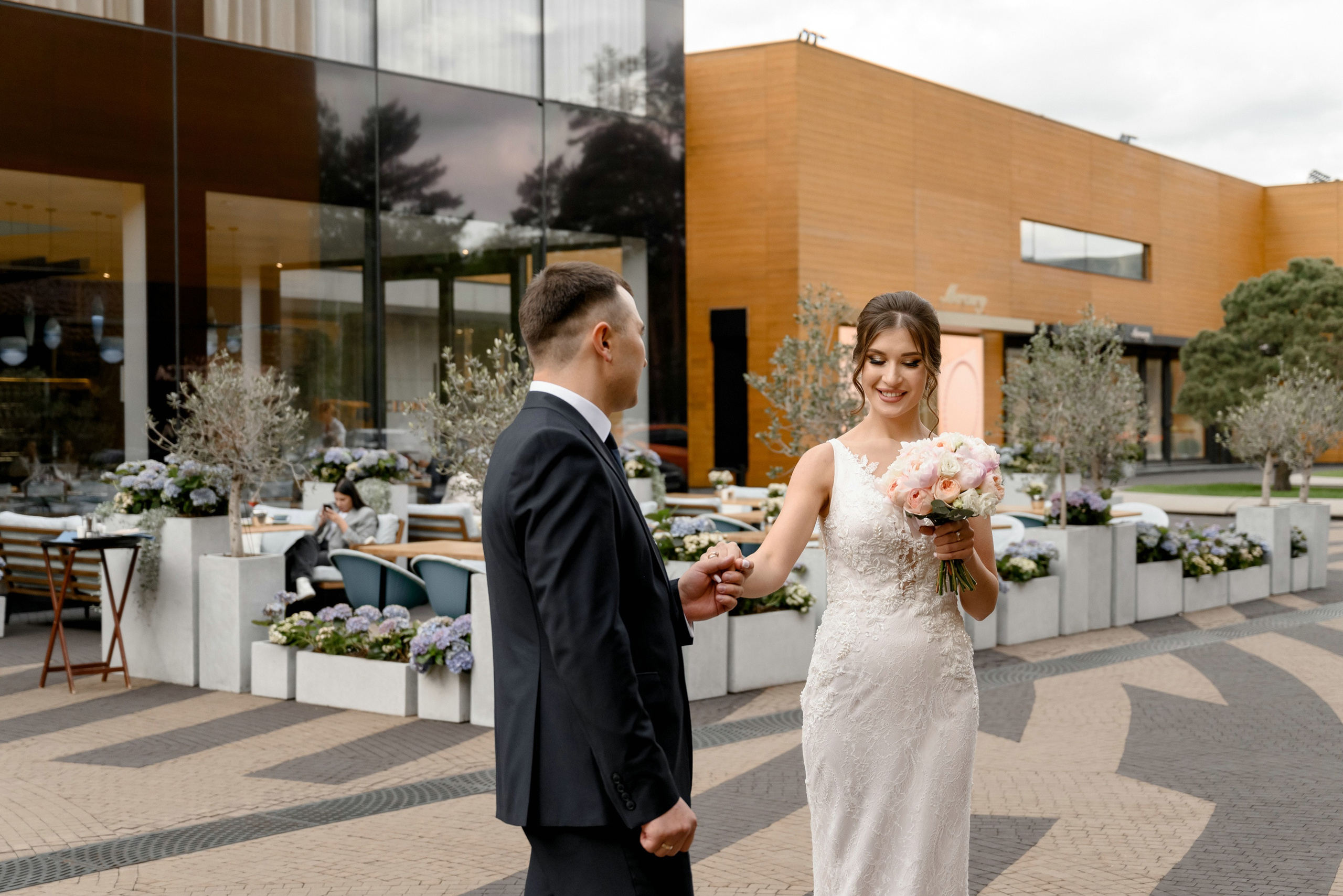 Свадебные фото в Москва Сити и роспись в ЗАГСе Барвиха. Свадебный и семейный фотограф в Москве Светлана Зоткина