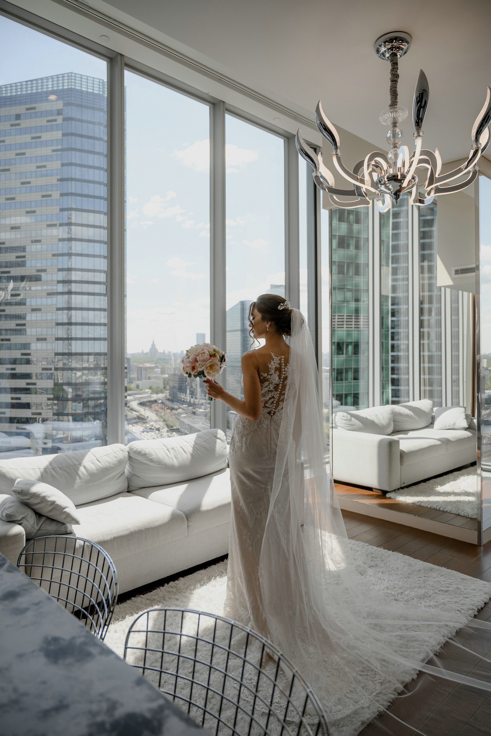 Свадебные фото в Москва Сити и роспись в ЗАГСе Барвиха. Свадебный и семейный фотограф в Москве Светлана Зоткина