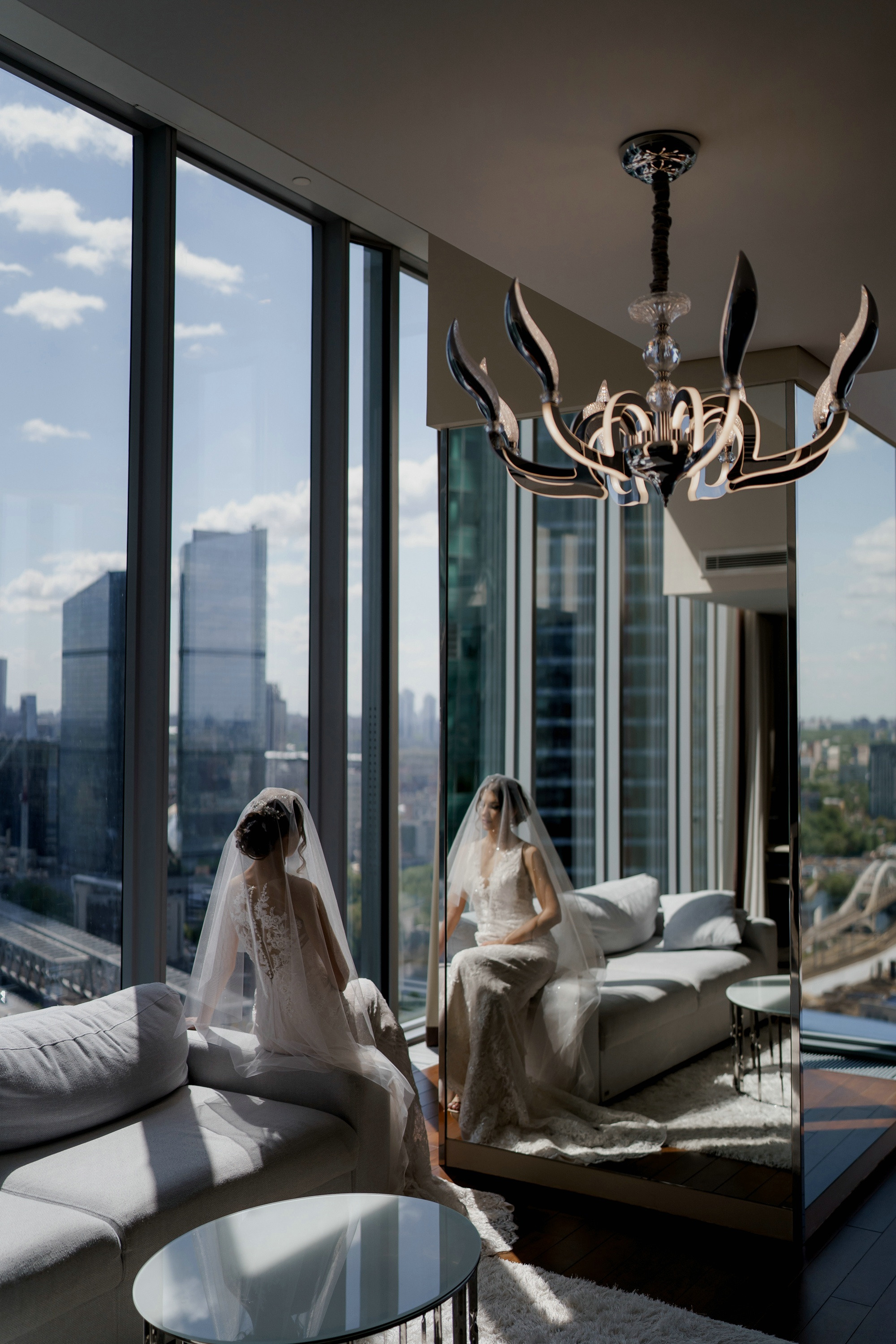 Свадебные фото в Москва Сити и роспись в ЗАГСе Барвиха. Свадебный и семейный фотограф в Москве Светлана Зоткина