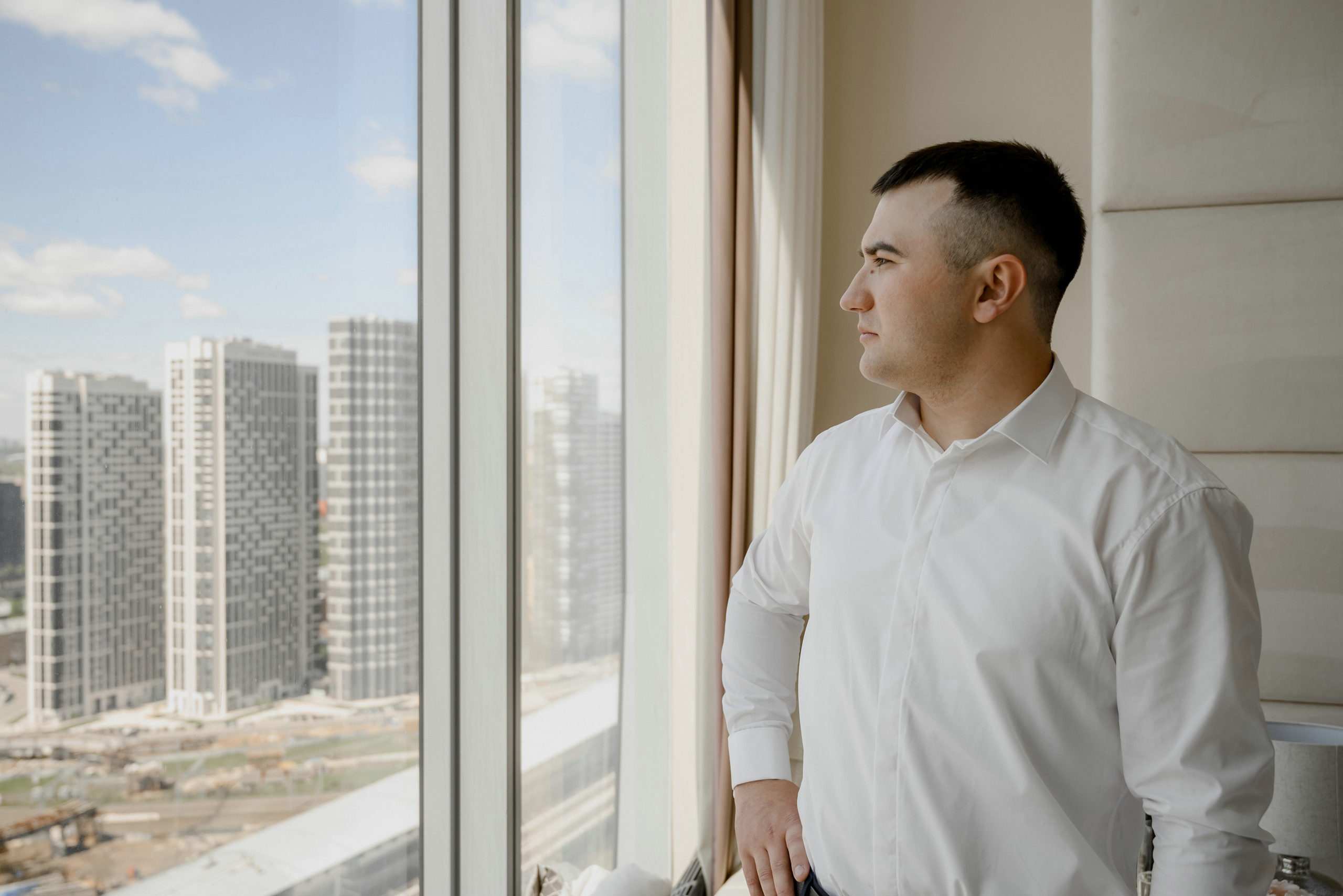 Свадебные фото в Москва Сити и роспись в ЗАГСе Барвиха. Свадебный и семейный фотограф в Москве Светлана Зоткина