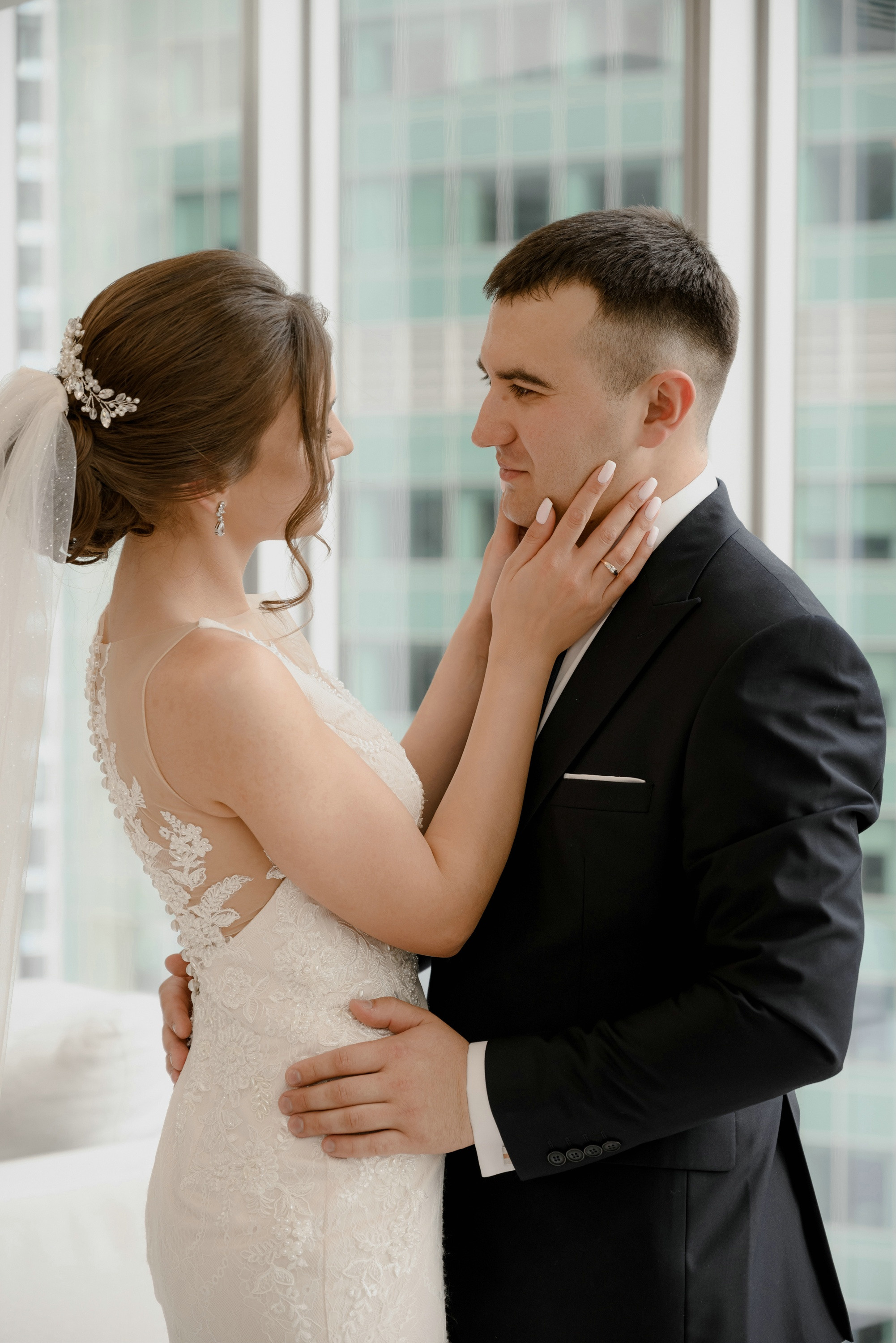 Свадебные фото в Москва Сити и роспись в ЗАГСе Барвиха. Свадебный и семейный фотограф в Москве Светлана Зоткина