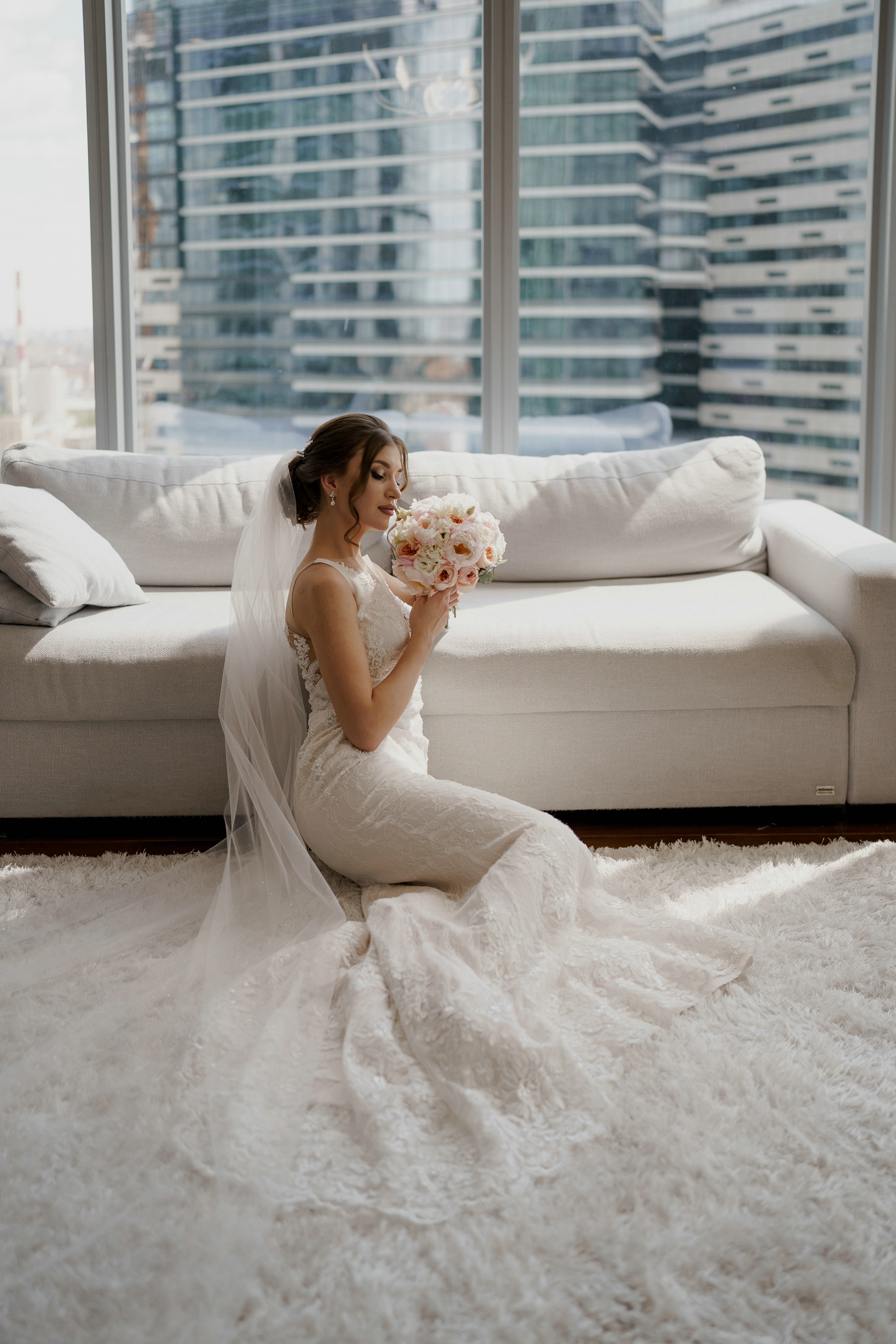 Свадебные фото в Москва Сити и роспись в ЗАГСе Барвиха. Свадебный и семейный фотограф в Москве Светлана Зоткина