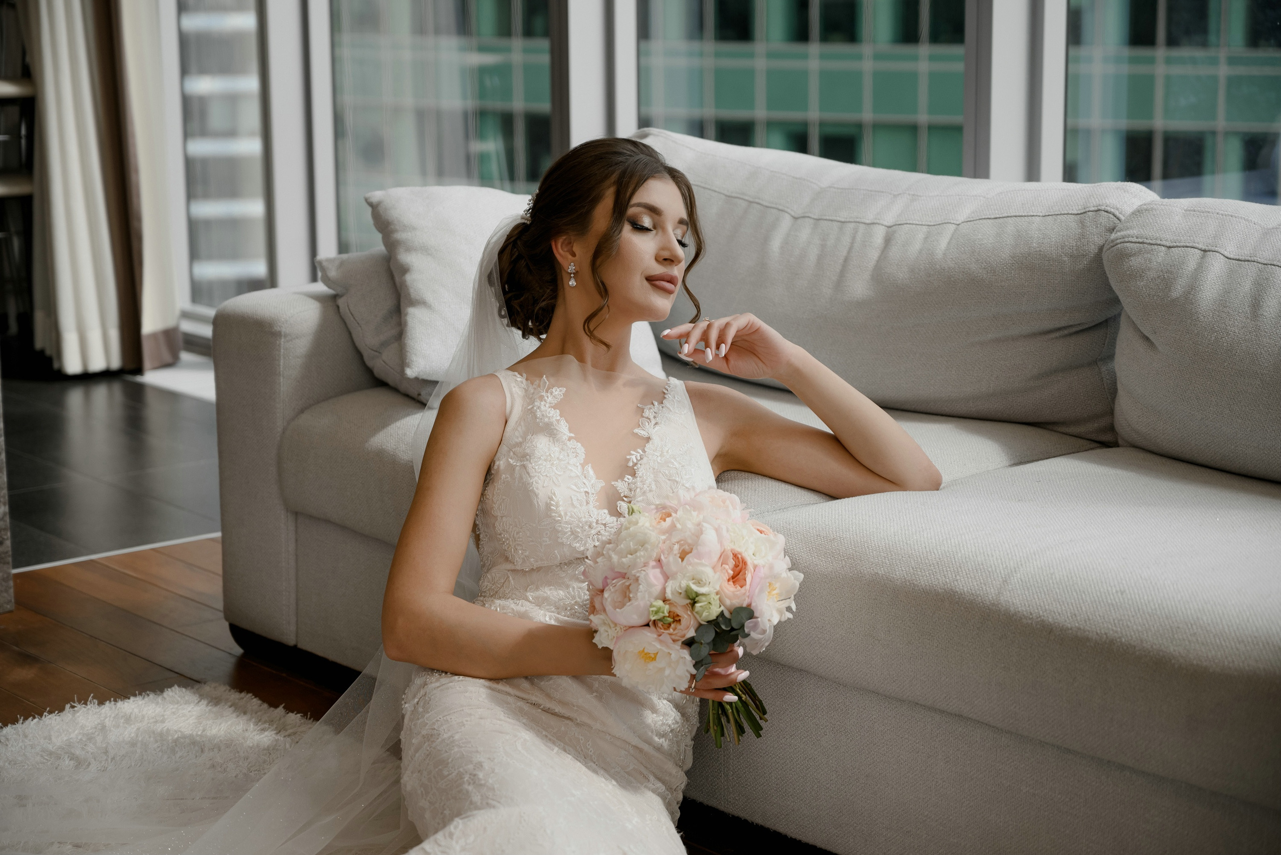 Свадебные фото в Москва Сити и роспись в ЗАГСе Барвиха. Свадебный и семейный фотограф в Москве Светлана Зоткина