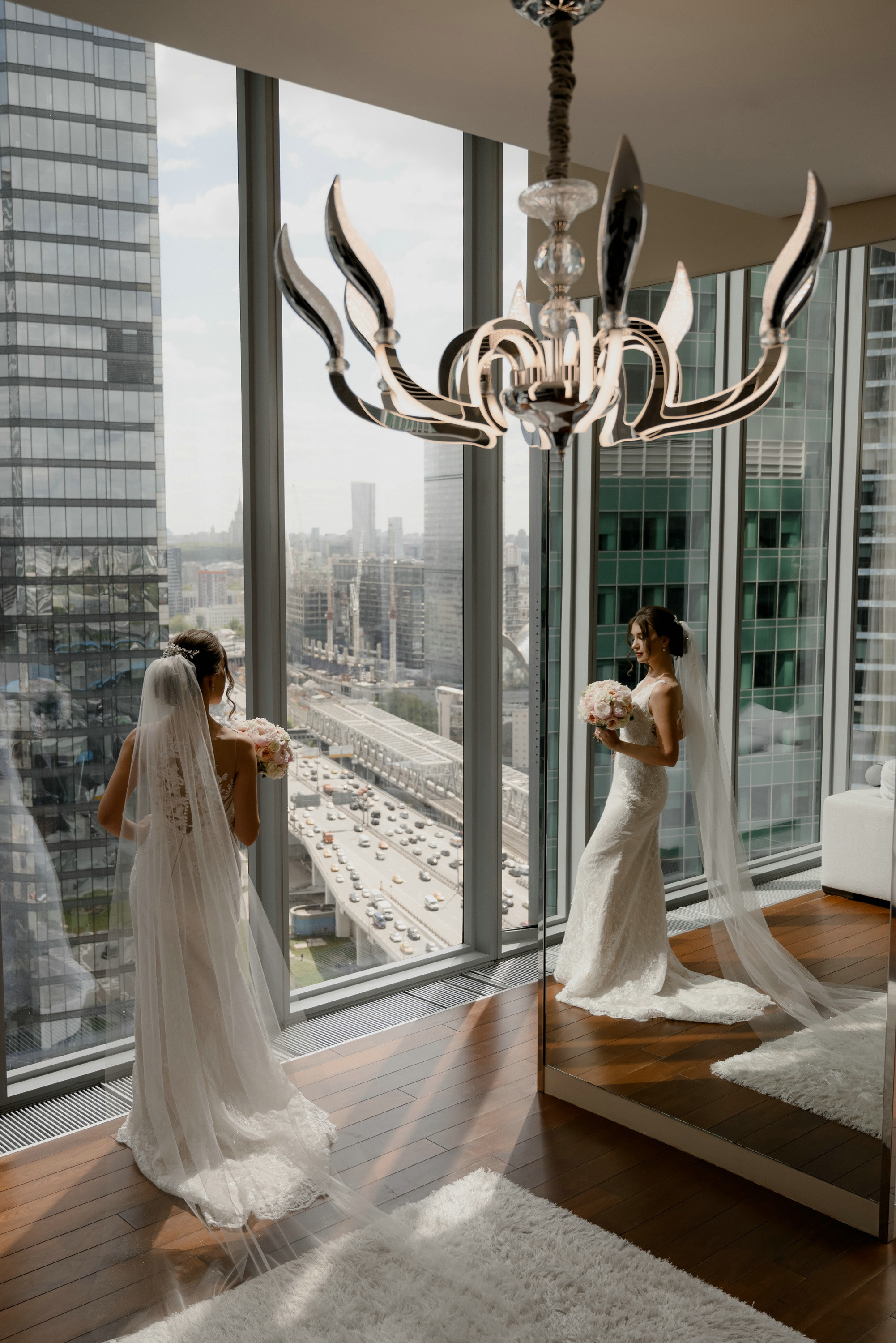 Свадебные фото в Москва Сити и роспись в ЗАГСе Барвиха. Свадебный и семейный фотограф в Москве Светлана Зоткина