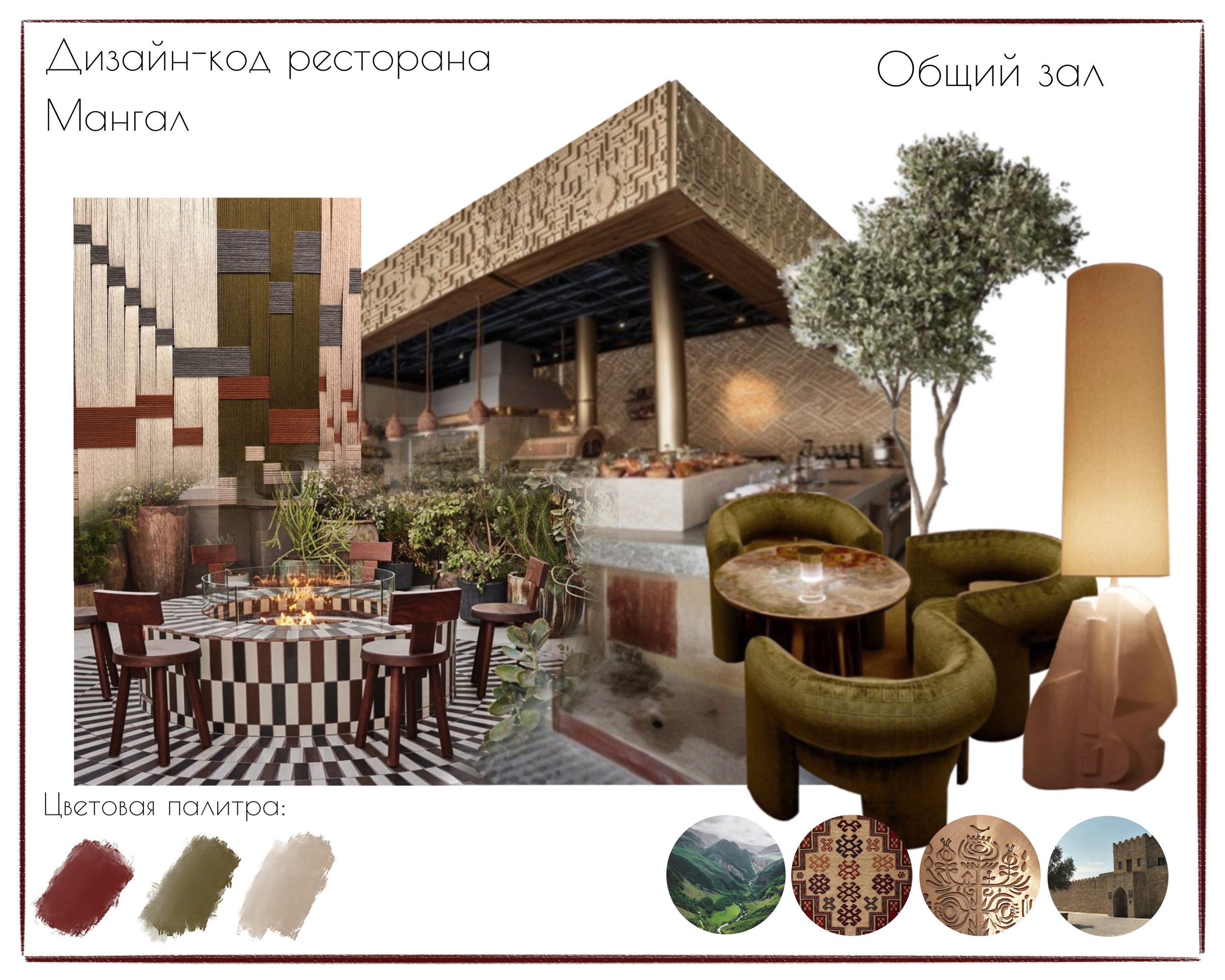 Ресторан (дизайнеры Ирма Чигарова и Лидия Ефремова). Дизайн интерьеров по всему миру