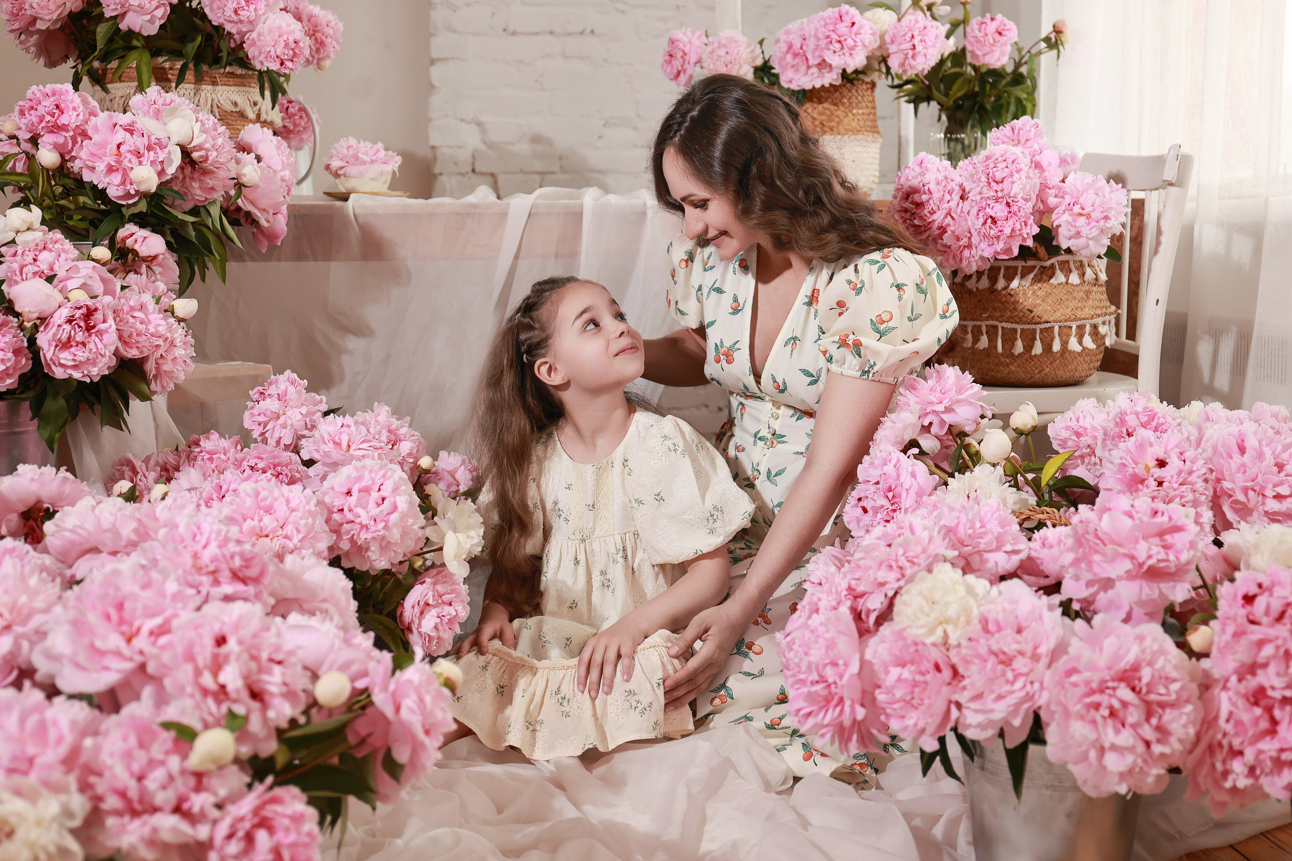 Пионы. Детский семейный фотограф Краснодар