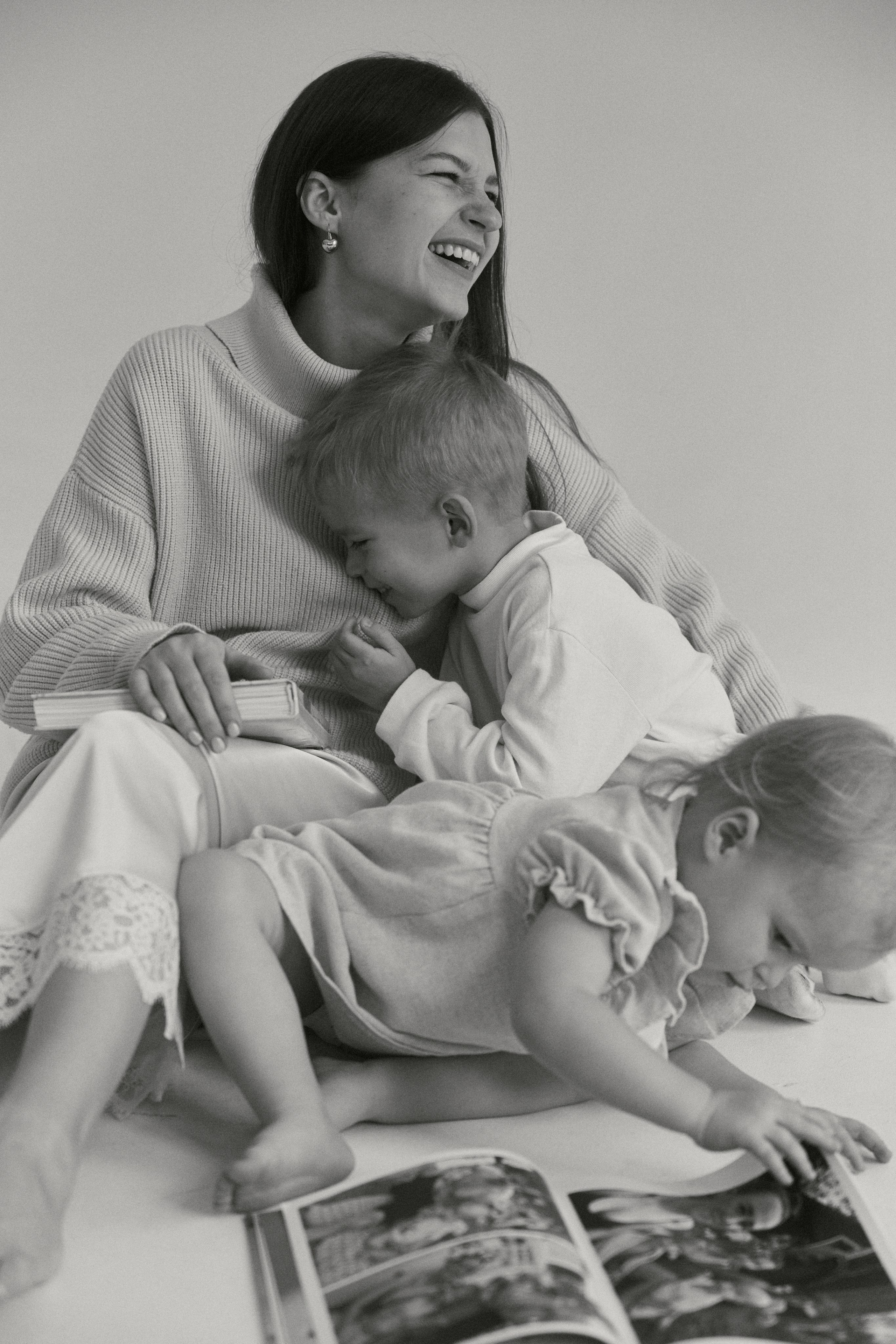 Настя + Демьян + Агата. Семейный и детский фотограф Юлия Шох