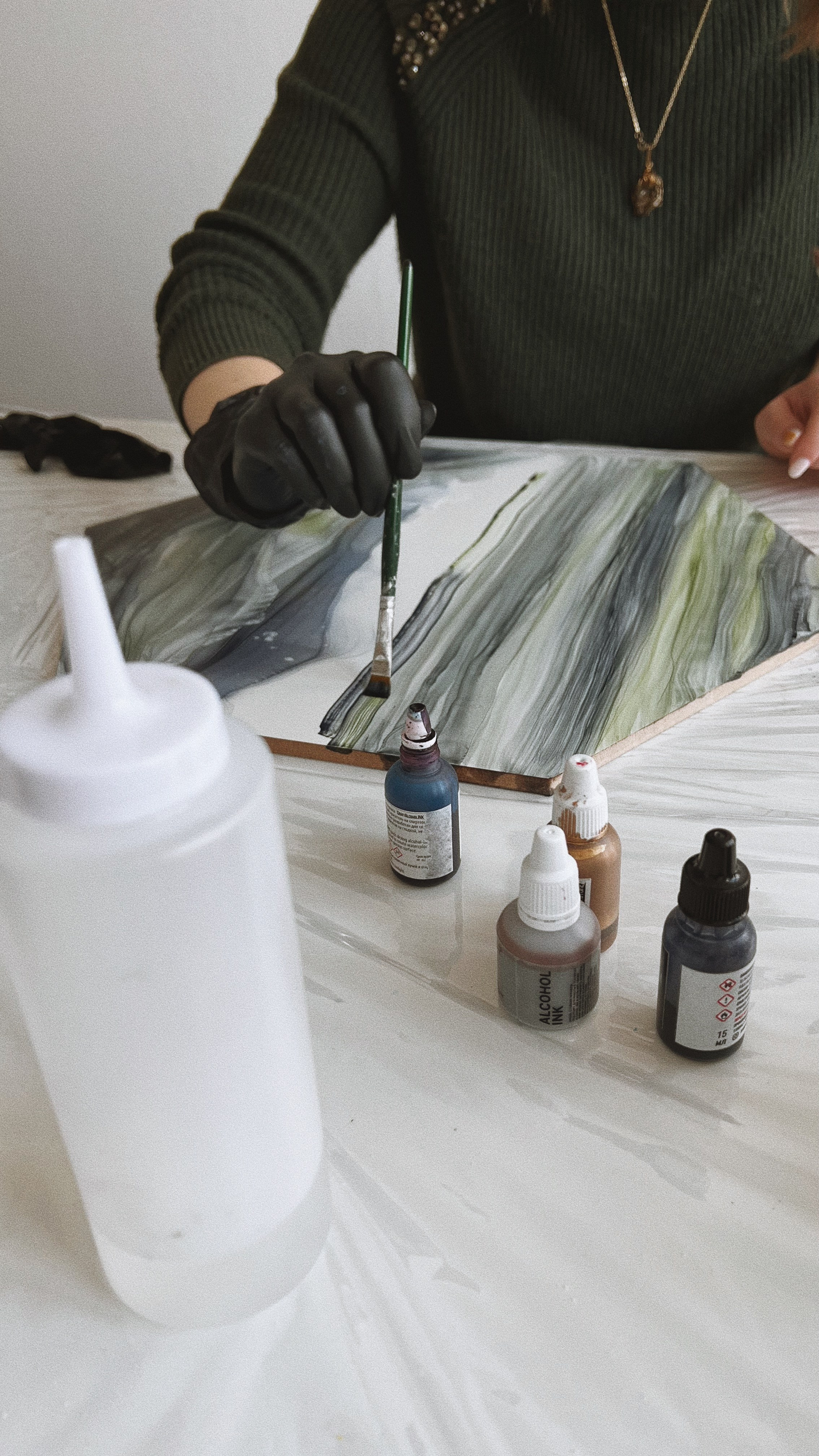 Мастер-классы. Seatales — эпоксидная смола и спиртовые чернила