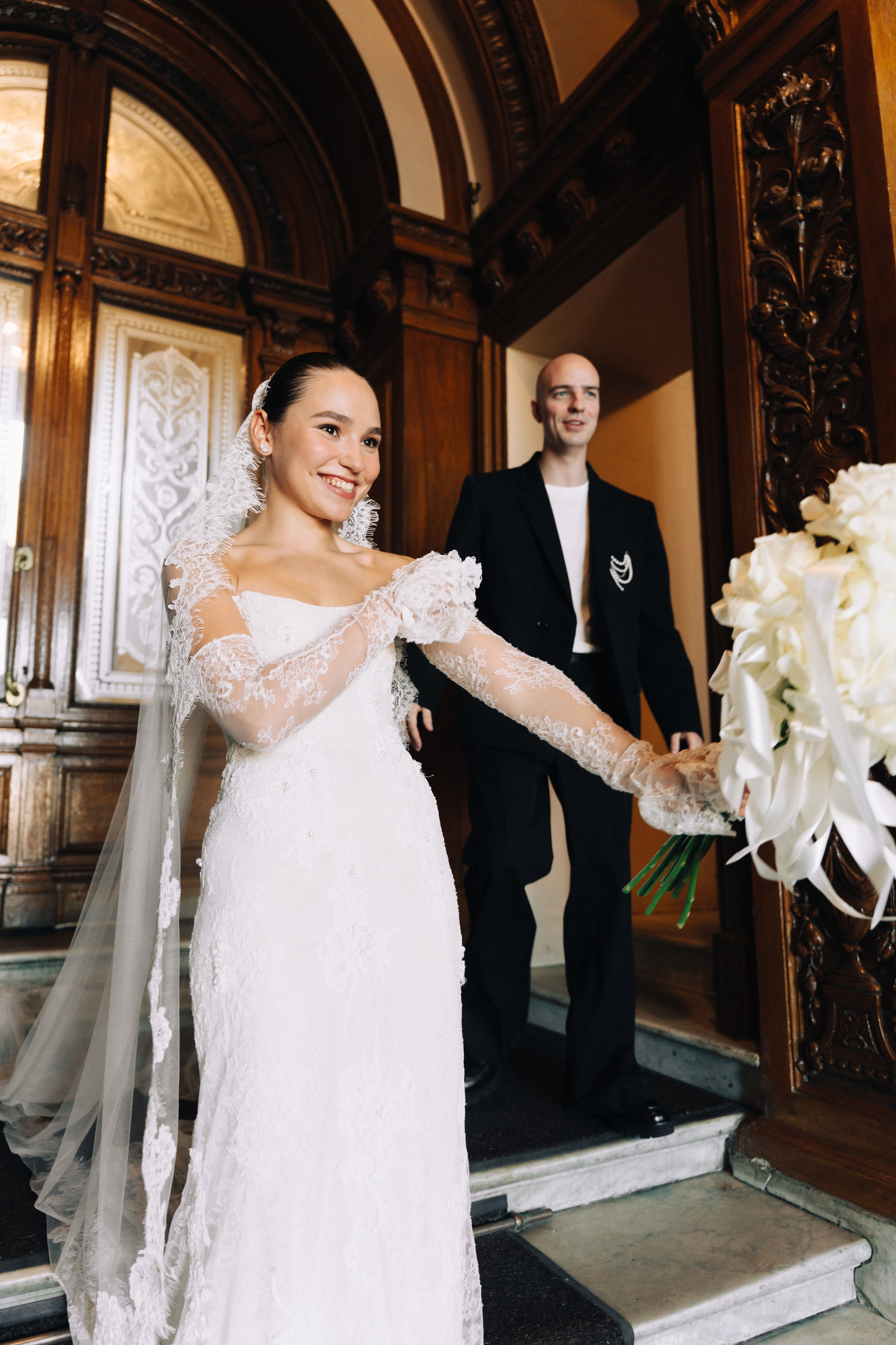 Вова и Лиза. Питер. Гранд Отель Европа, 1 дворец бракосочетания и особняк Мясникова. Свадебный фотограф Катерина Чулкова