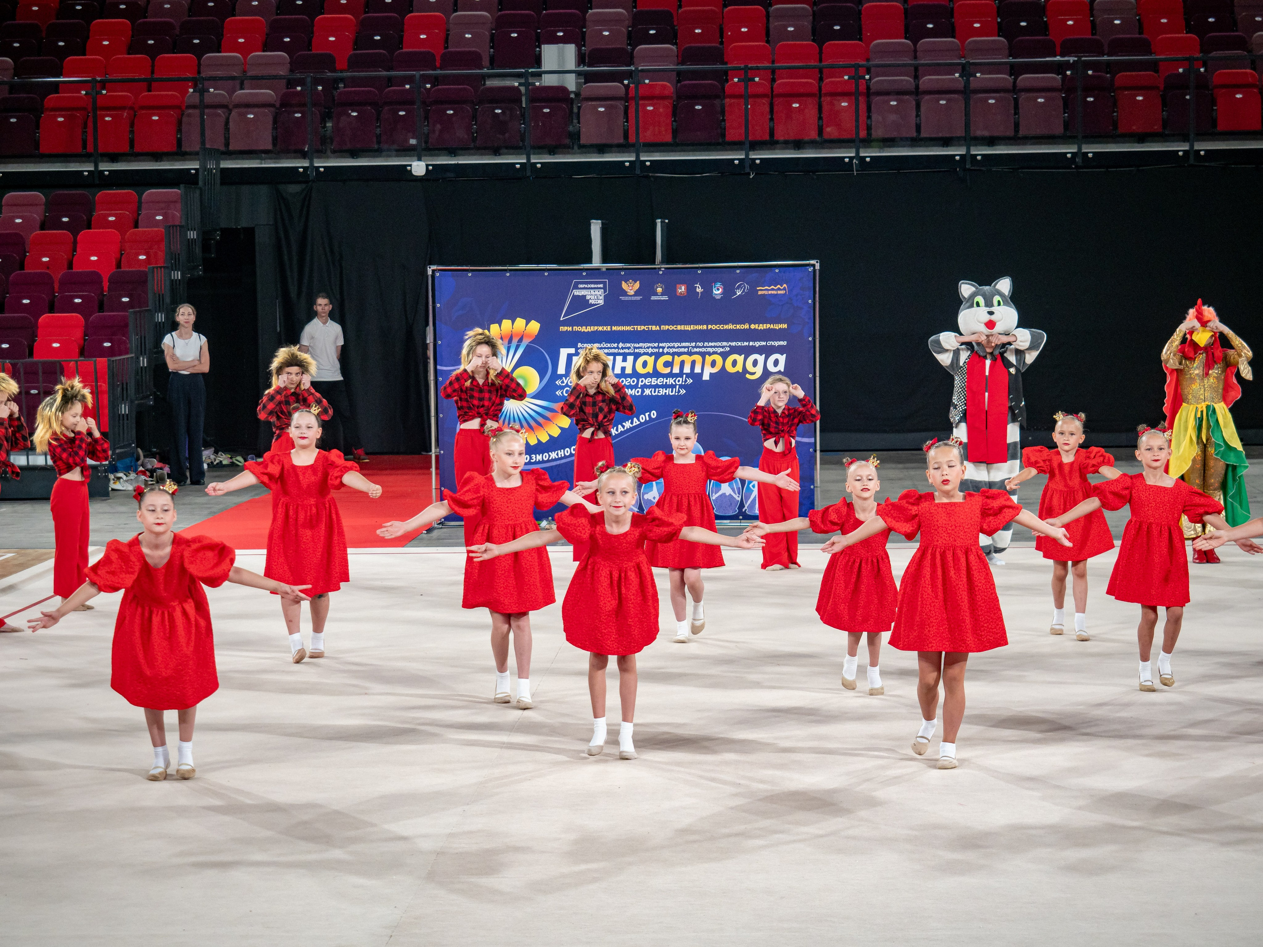 Гимнастрада во дворце гимнастики Винер. Алёна Орлова Портретный фотограф Москва