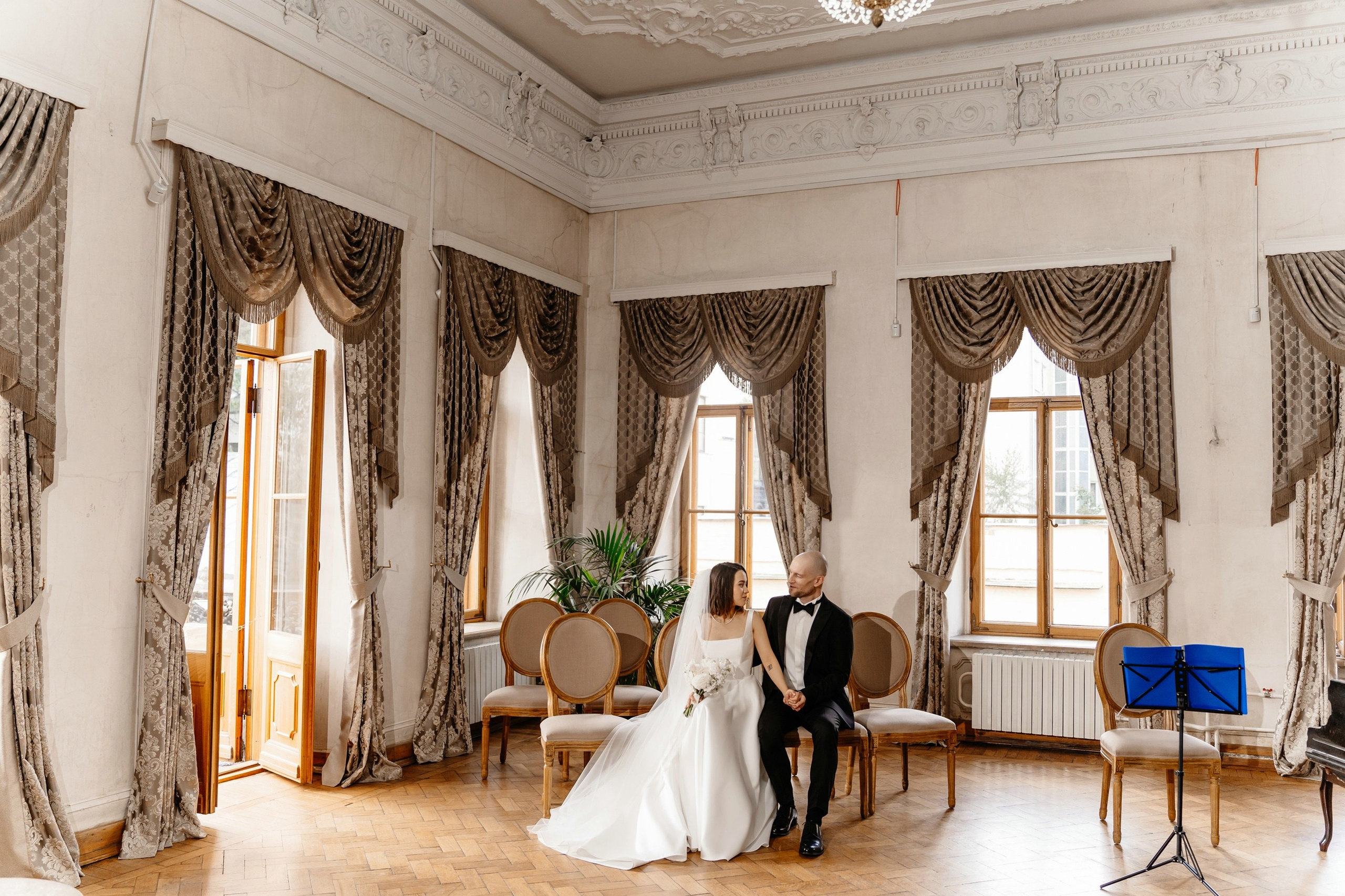 Регистрация брака в библиотеке Пушкина. Свадебный и семейный фотограф в Москве Светлана Зоткина