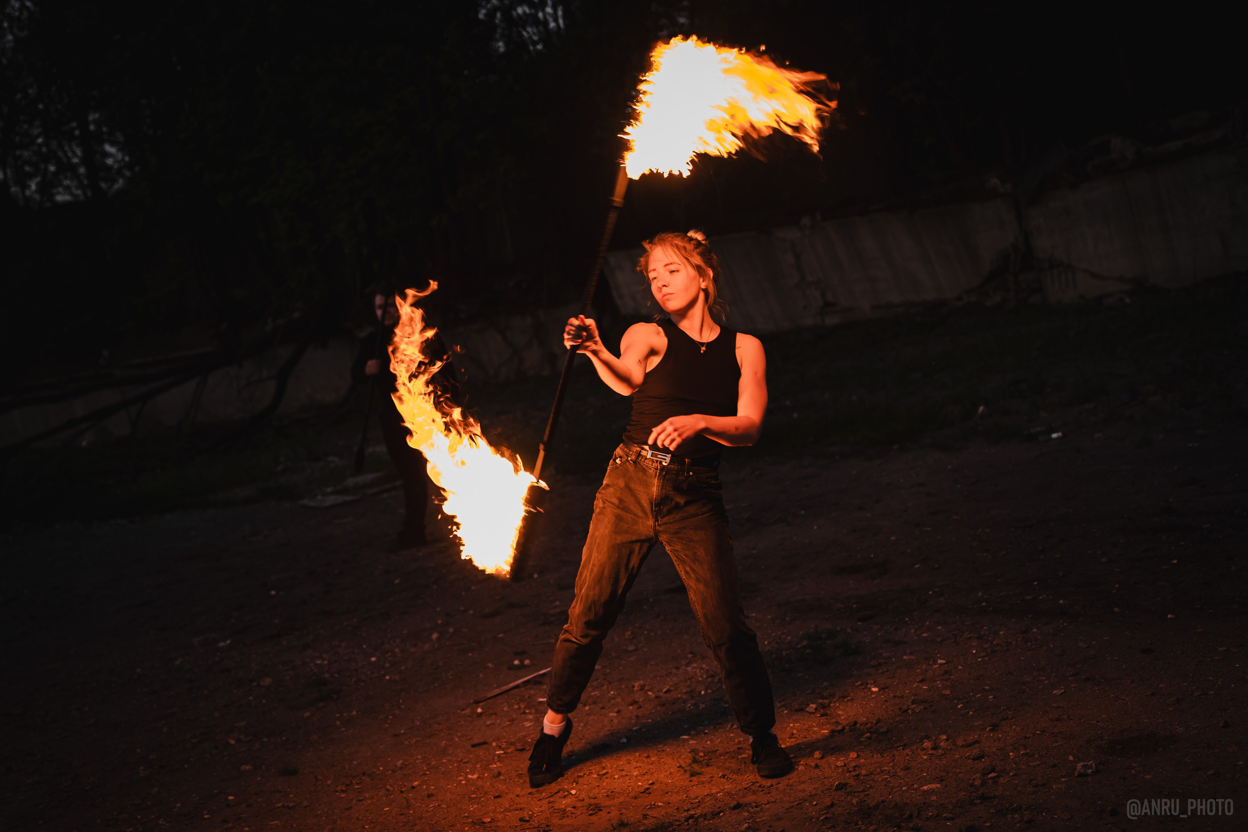 Огненная тренировка. Репортажный фотограф Анастасия Рубцова