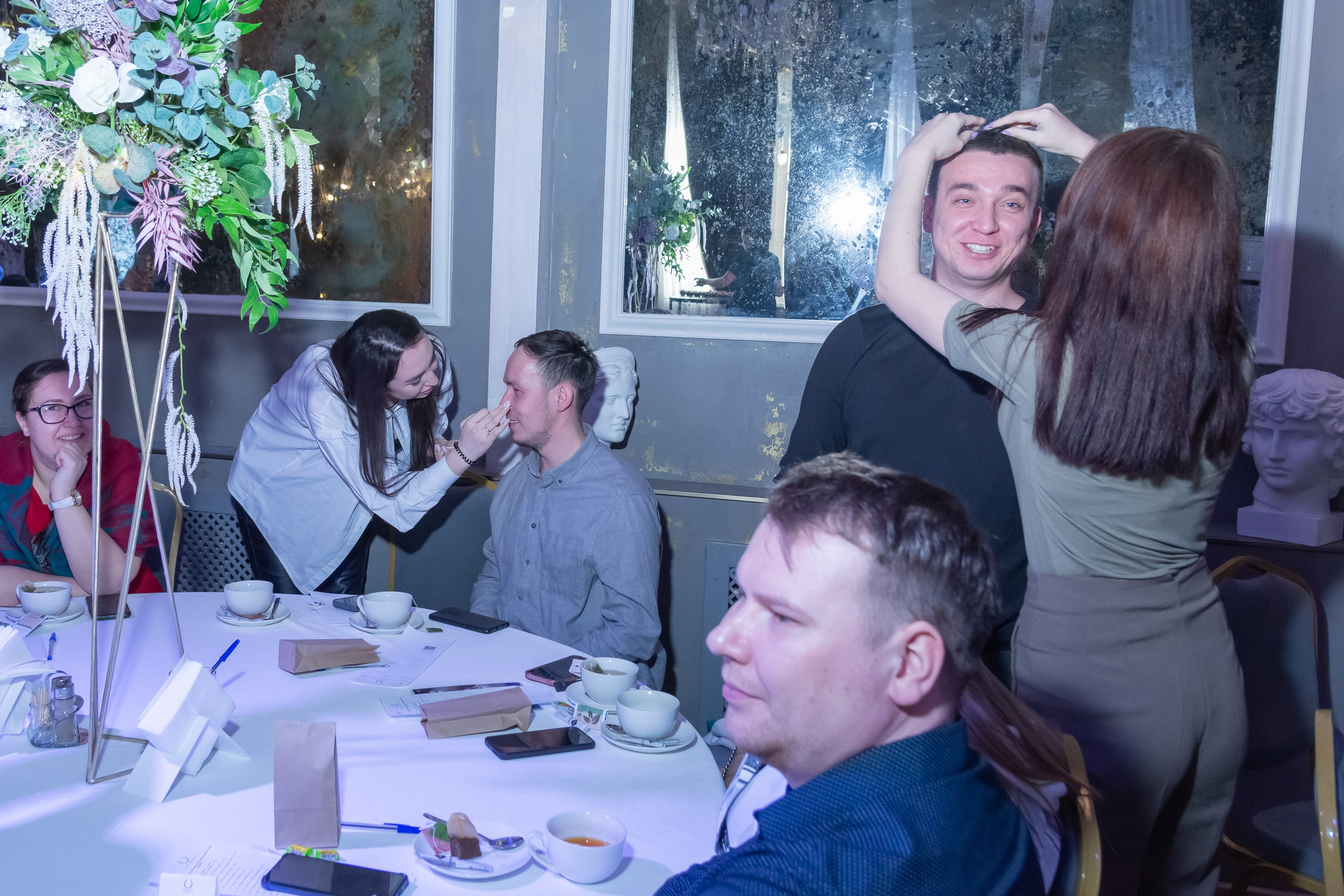 Свадебное чаепитие для молодоженов