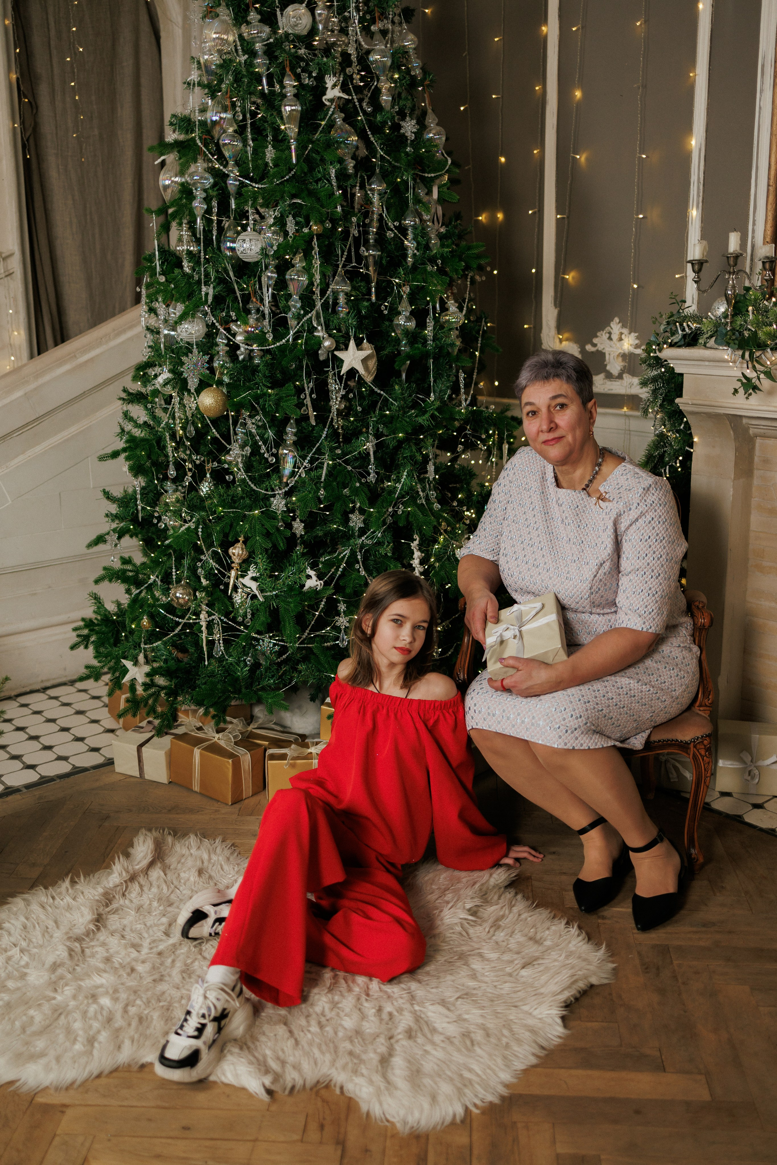 Семейная новогодняя фотосессия. Семейный фотограф г. Тюмень