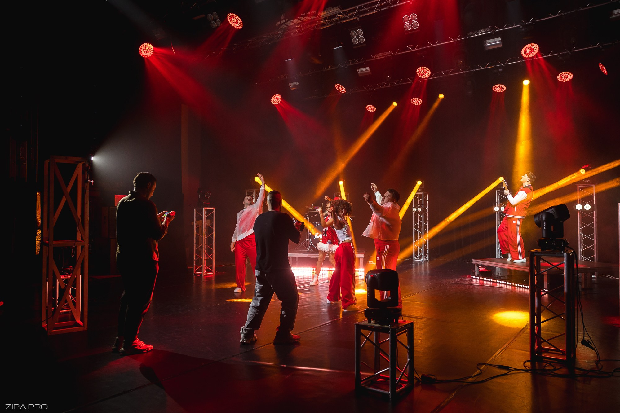 Бэкстейдж съемок промо для кавер-группы «Мед». Фотограф Zipa Pro