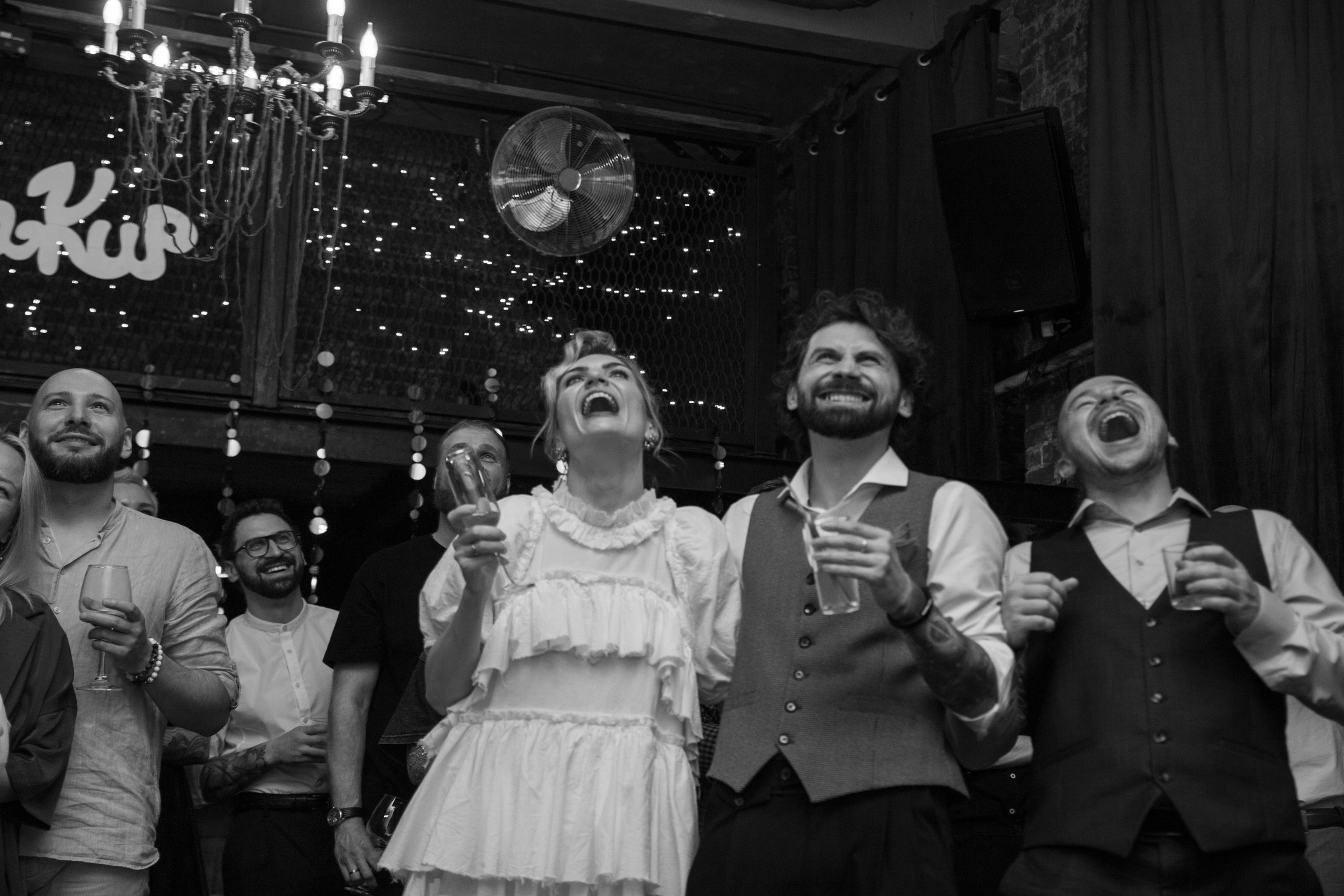 Свадебная вечеринка в Лофте. Свадебный и портретный фотограф в Москве Мария Кравченко